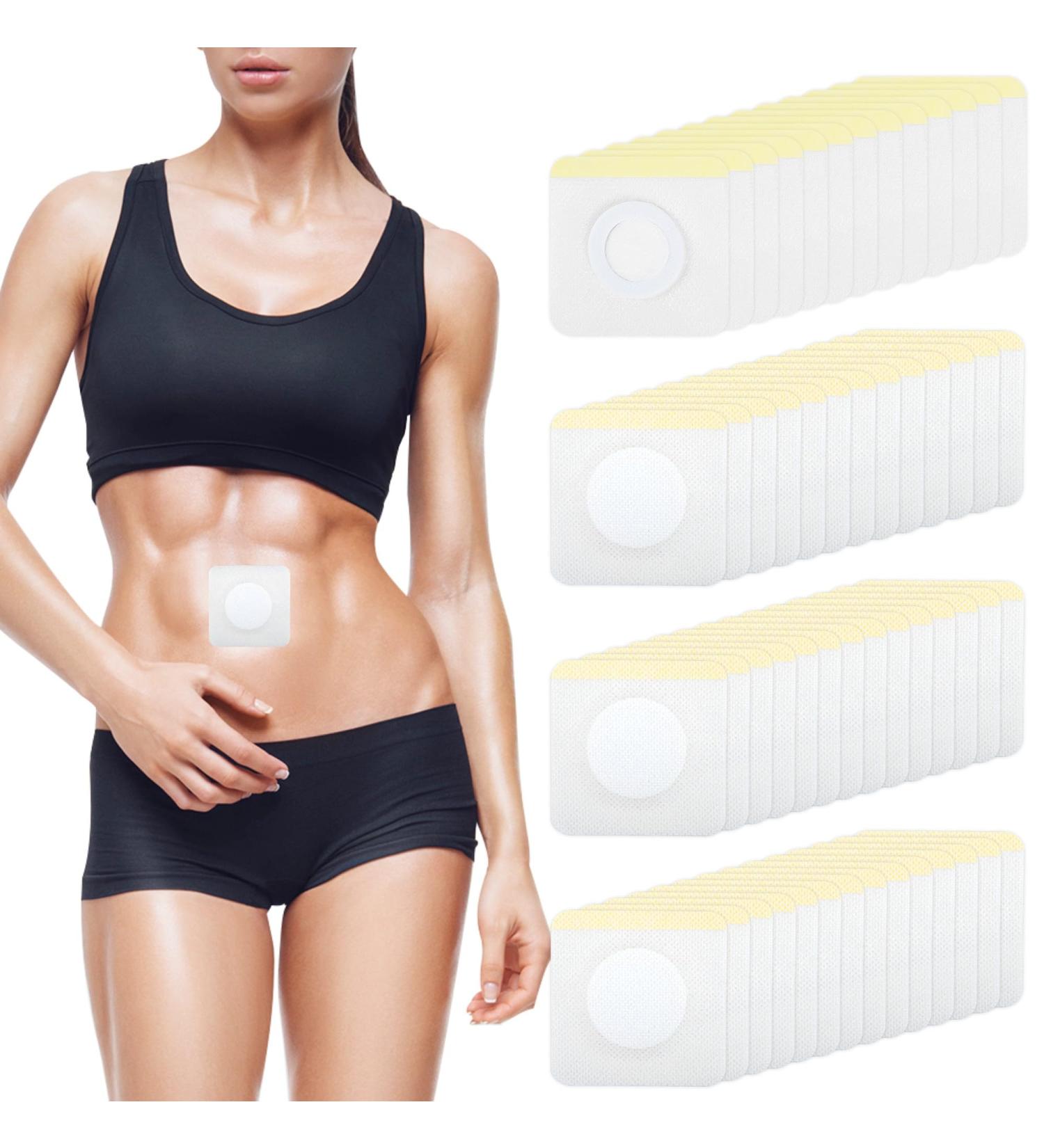 54Pcs Castor Oil Pack Wrap in Belly Button for Liver Detox Highly Absorbent Self-Adhesive Castor Oil Wrap Organic Cotton No Wash Easy to Use Anti-Seepage(Oil Not Included) - Buy Online on GoSupps.com