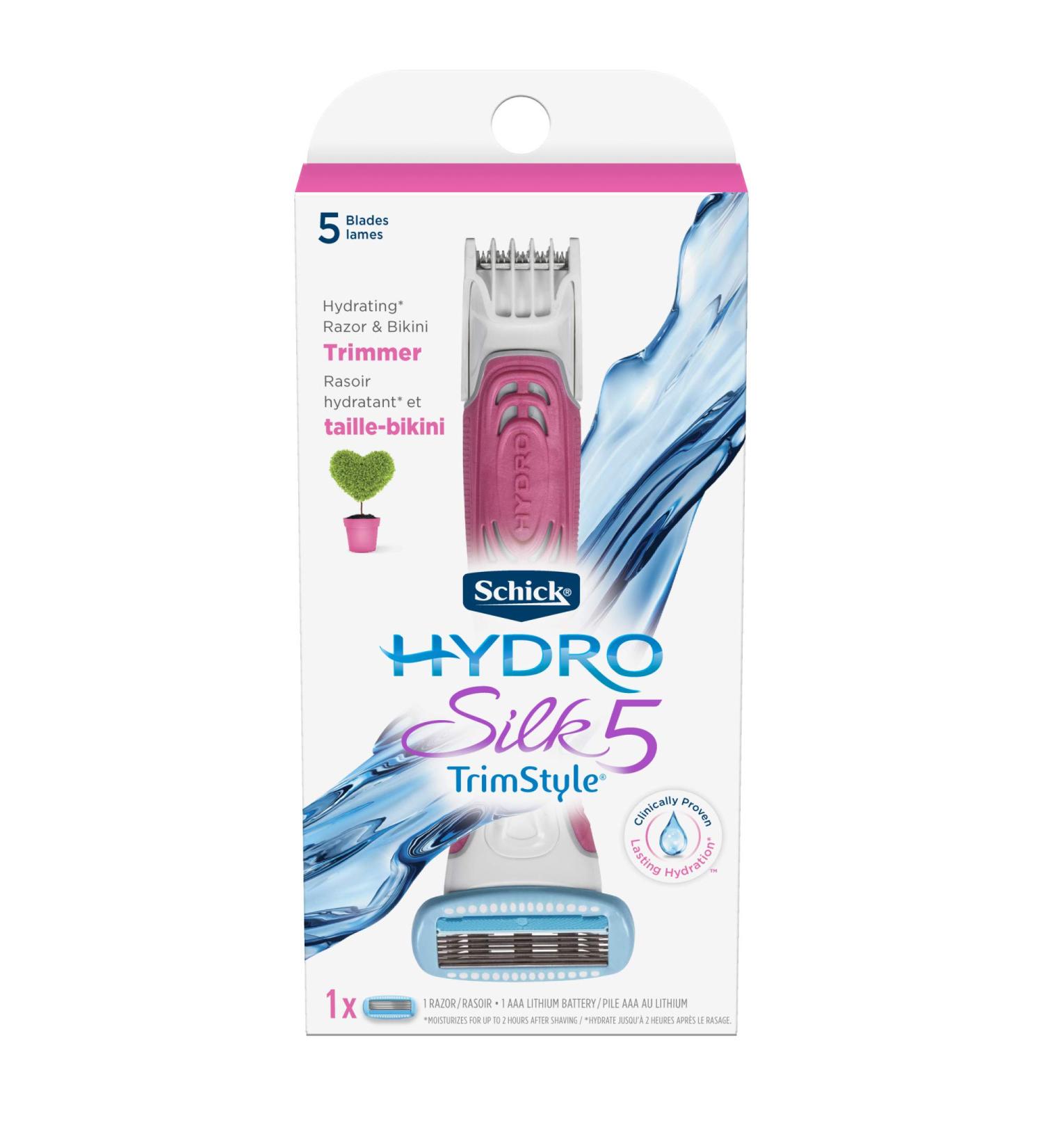 Schick Womens Hydro Silk 5 Razor Trimstyle