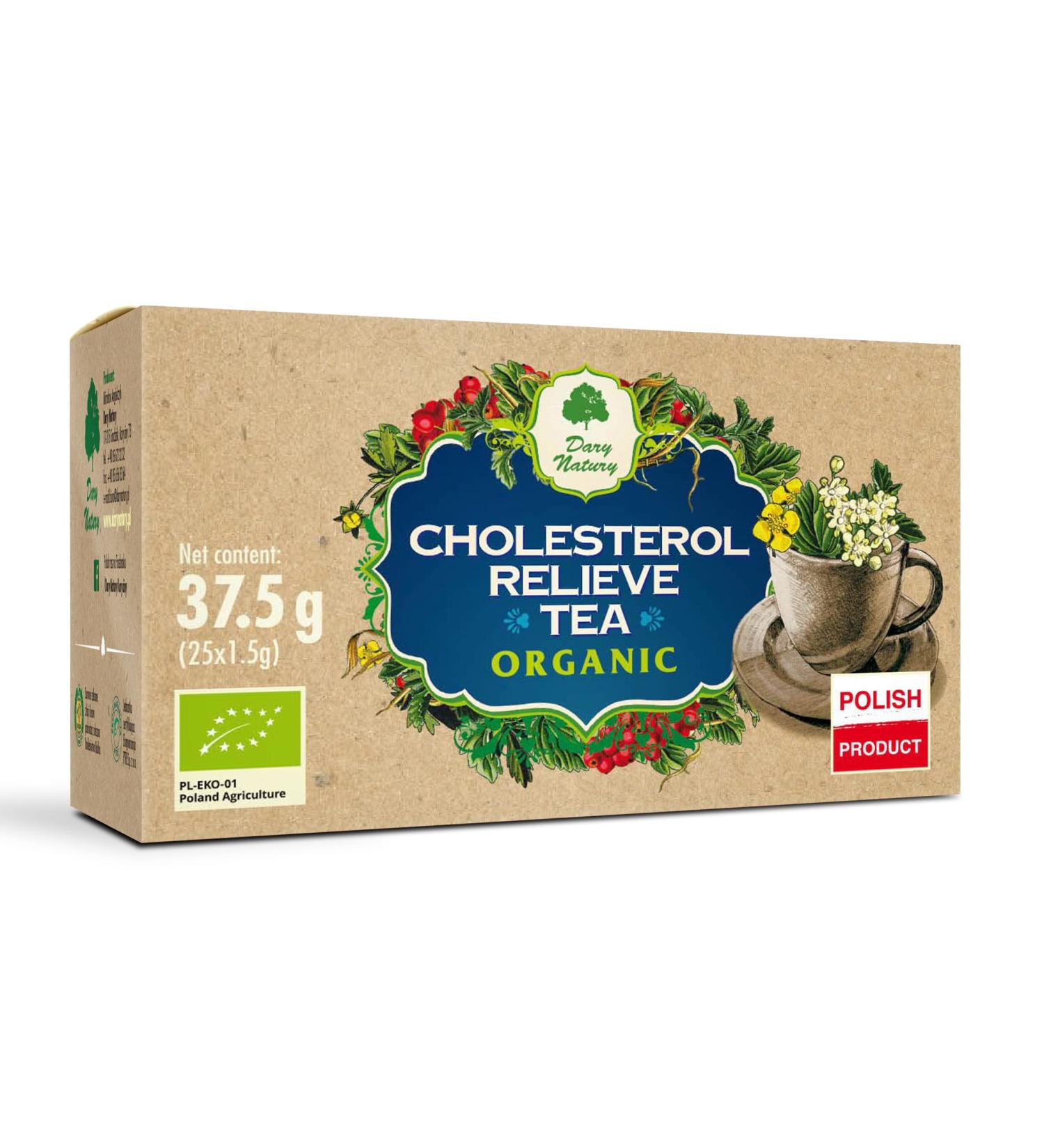 Cholesterol Relieve Organic Tea bags 25x1.5g / artichoke/white nettle - Buy Online on GoSupps.com