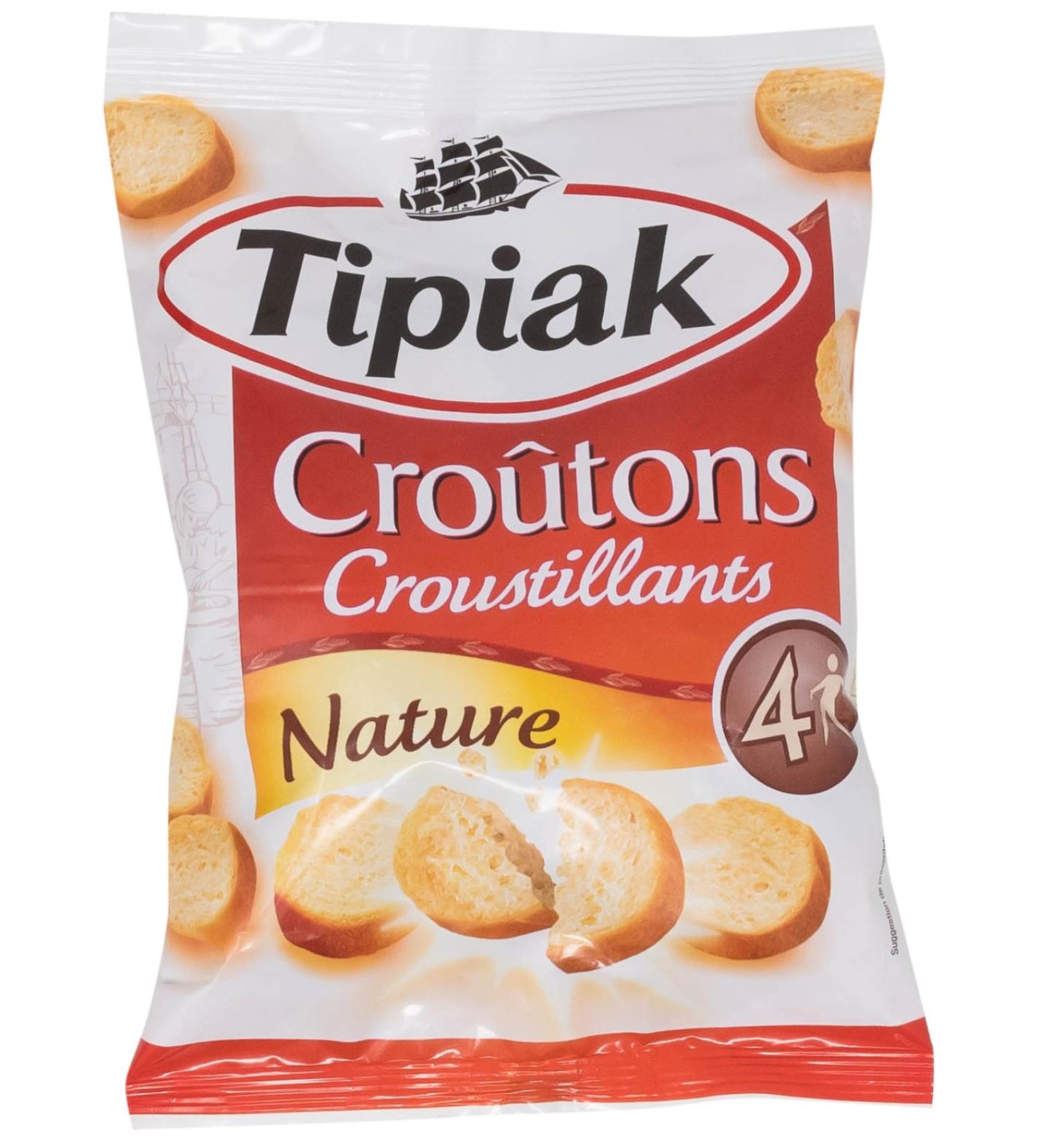 Tipiak Crispy croutons natural - 90 g bag - Buy Online on GoSupps.com