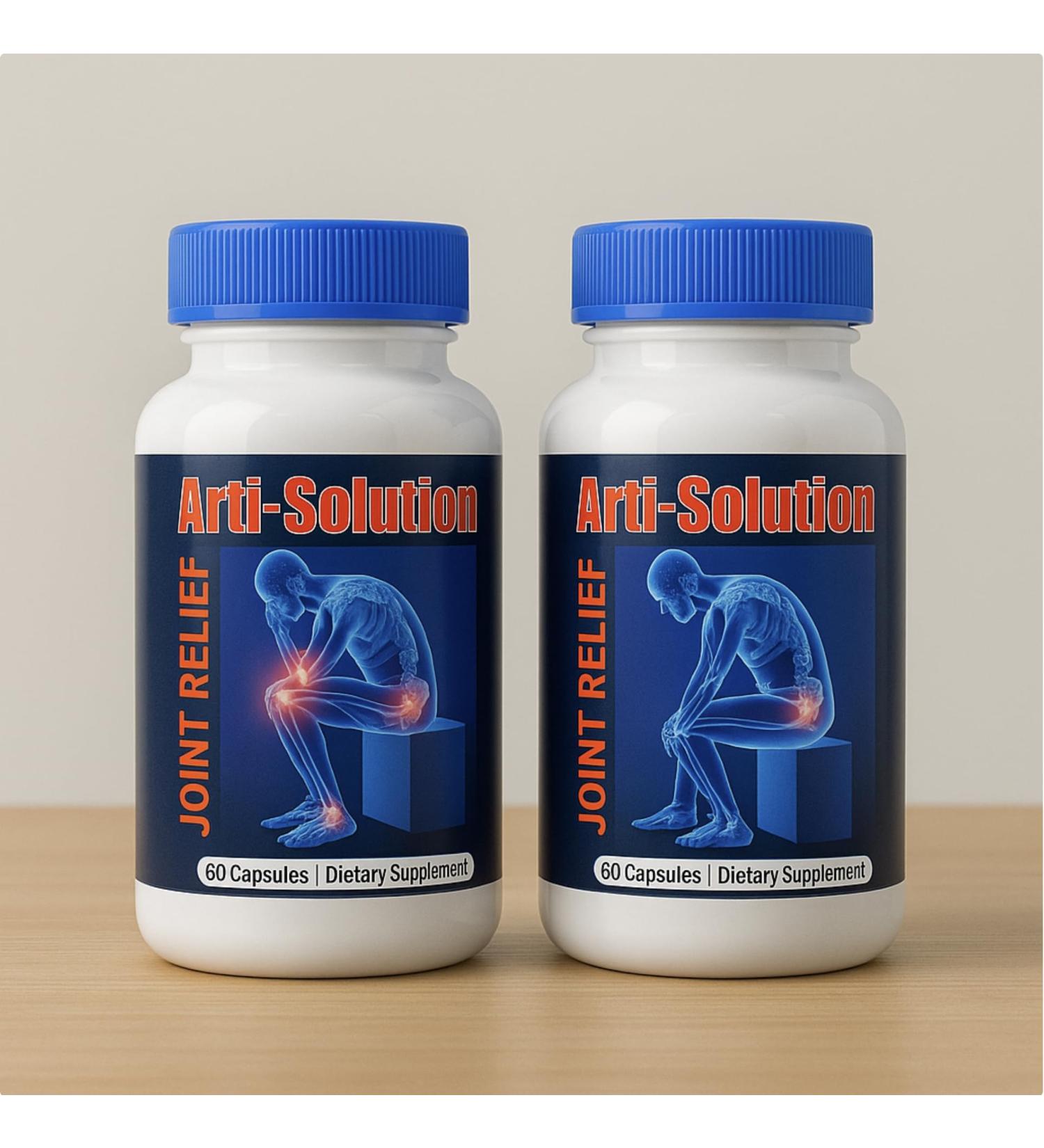 Arti-Solution Joint Support Supplement 2 Pack | 60 Capsules Each | Natural-Based Formula | Daily Routine Add-On | Flex No Artificial Additives | Mobility Focus | Adult Use - Buy Online on GoSupps.com