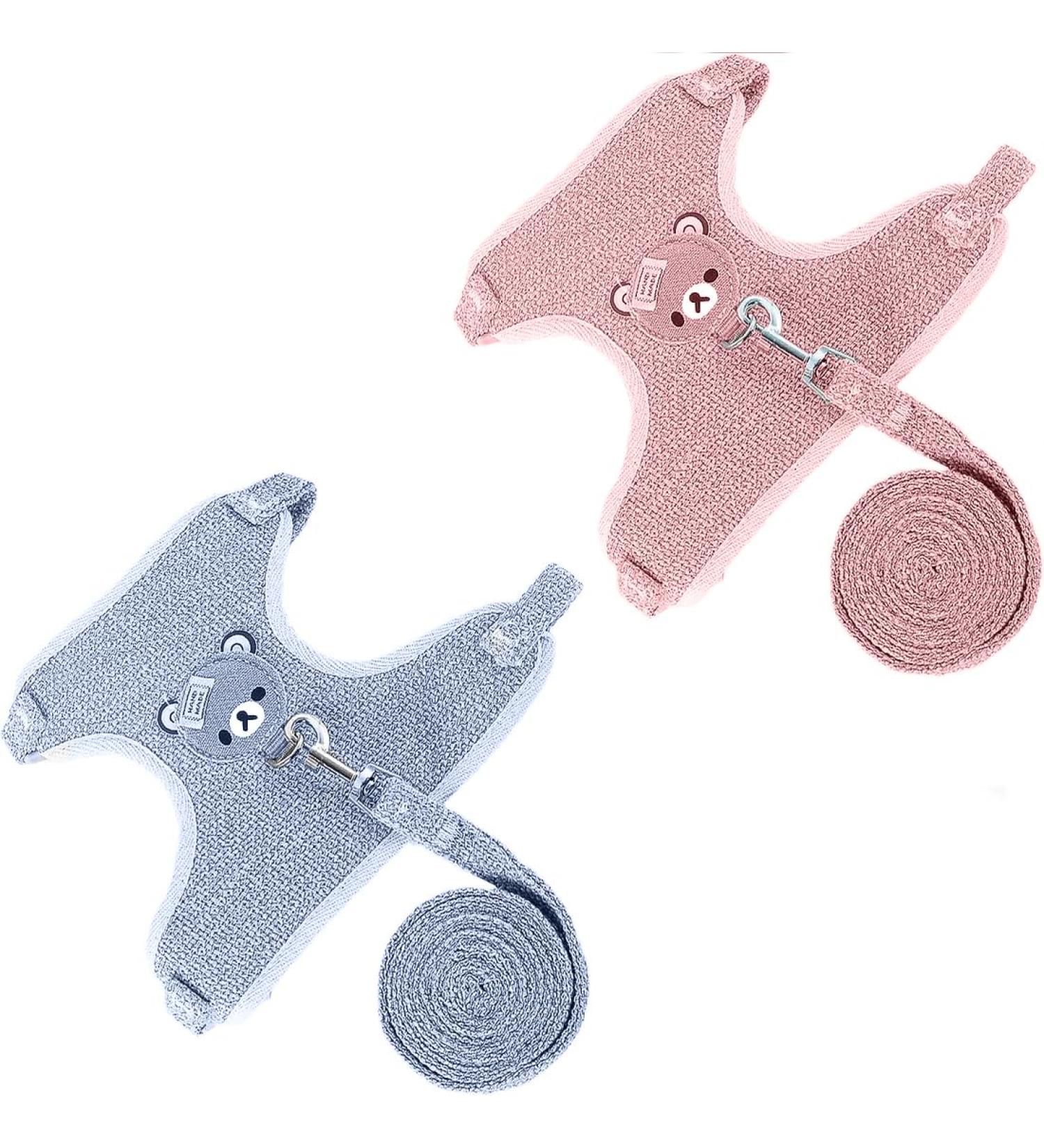 Jocxzi Adjustable Rabbit Leash & Dishes Set - Perfect for Small Pets | 2-Piece Cat & Rabbit Accessories - Buy Online on GoSupps.com
