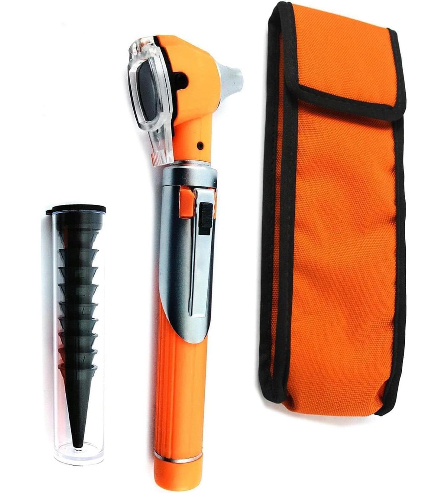 SliteTech Mini-Photo: High-Quality Diagnostic Tool with LED Light for Healthy Ears - Perfect for Doctors Nurses & Pet Owners (Autoscope Orange) - Buy Online on GoSupps.com