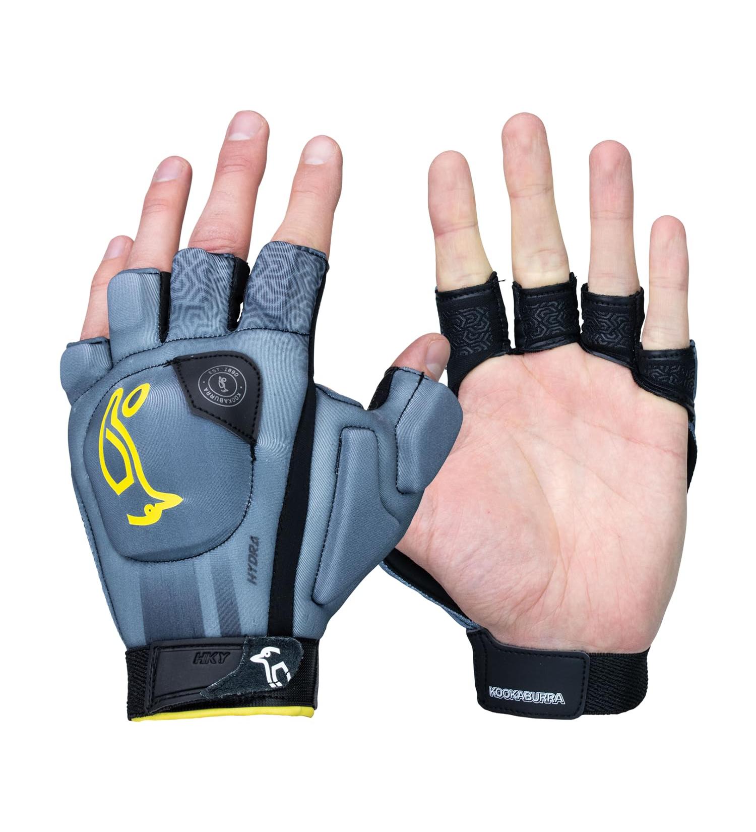 KOOKABURRA Hydra Hockey Gloves - Small Left Hand - Grey | International Shipping Available - Buy Online on GoSupps.com