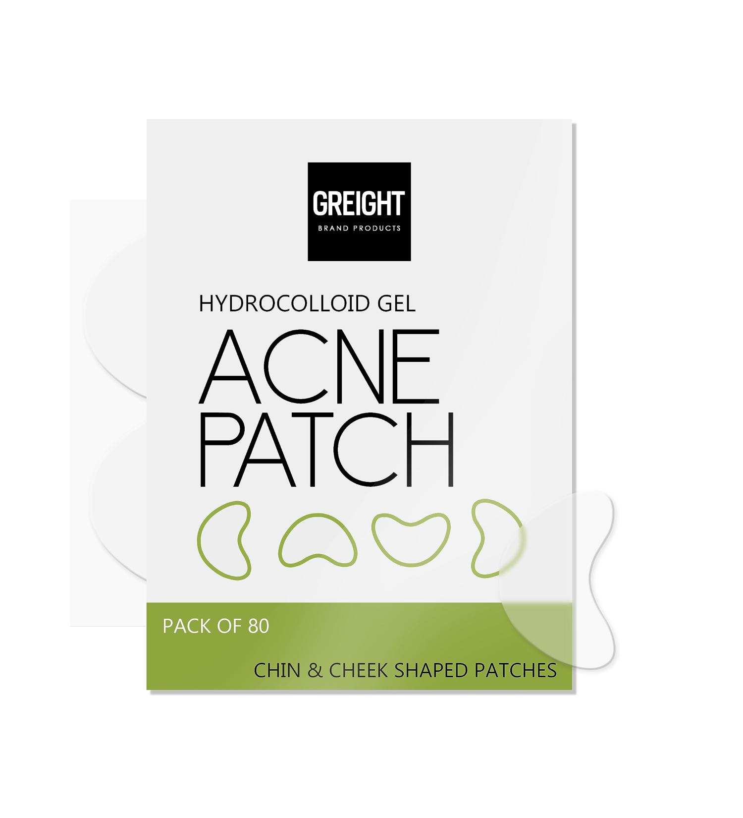 Hydrocolloid Large Acne Patches - 80 Pieces for Cheek & Chin | Conceal Breakouts & Reduce Pimples & Blackheads | International Shipping Available - Buy Online on GoSupps.com