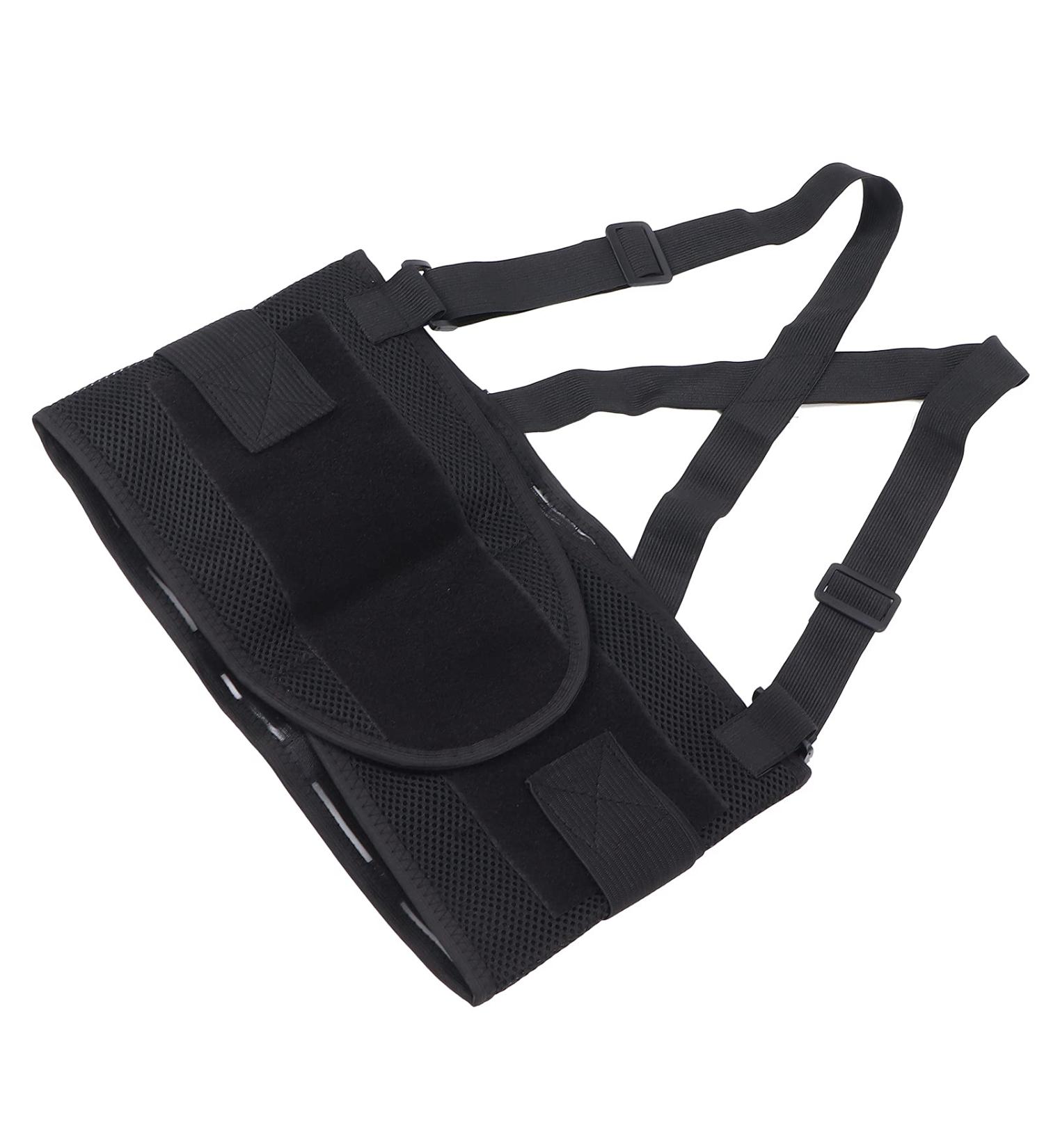 Lumbar Brace Back Support Belt - Adjustable Breathable Back Brace for Pain Relief & Comfort - International Shipping Available - Buy Online on GoSupps.com