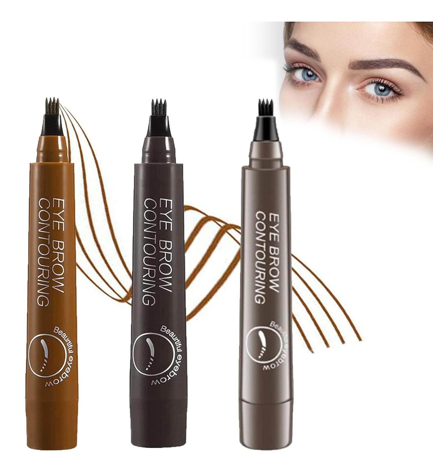 Generic 2024 New Waterproof Brow Pencil with Micro-Fork Tip Magic Eyebrow Pencil 3D Waterproof Microblading Eyebrow Pen (3pcs-A) - Buy Online on GoSupps.com