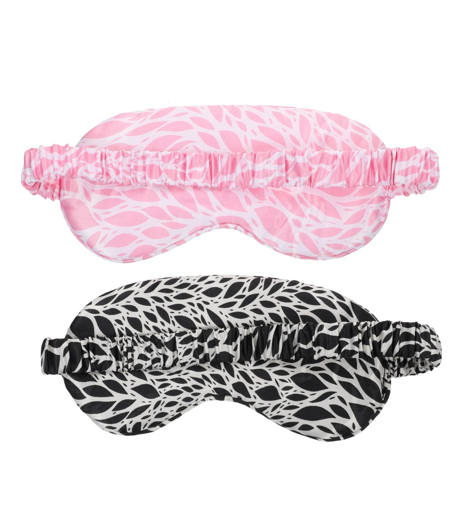 FOMIYES 2pcs Premium Blackout Sleep Mask for Adults - Comfortable Satin Eye Cover & Blindfold for Men - Ideal for Sleep Travel & Relaxation - Buy Online on GoSupps.com