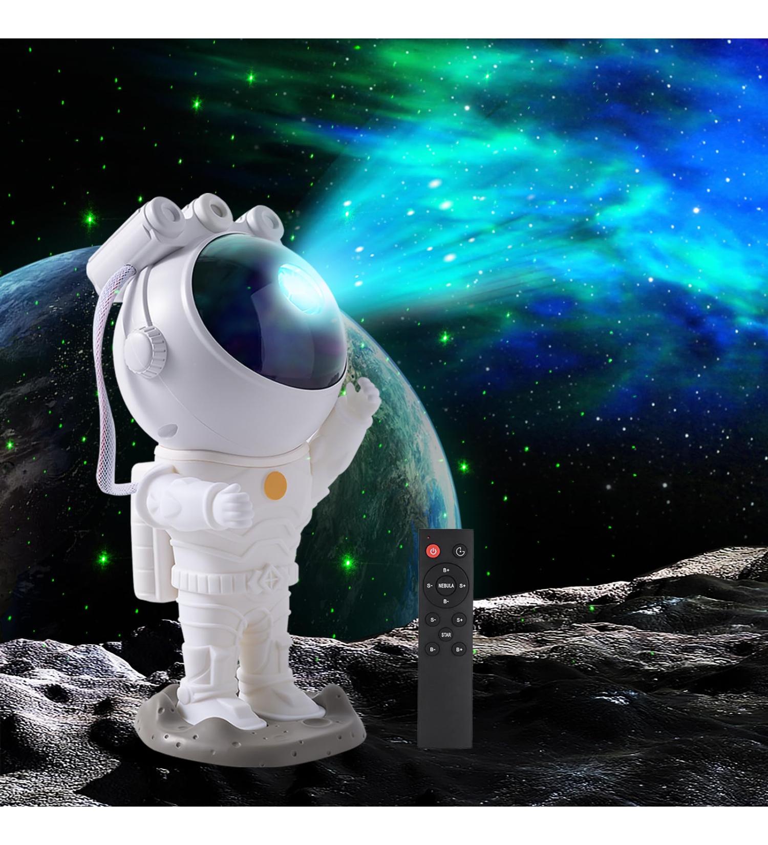 KEWYA Astronaut Projection Lamp with Timer & Remote Control - Space Warrior Projector for Bedroom, Starry Galaxy Night Light - 360 Adjustable Room Decoration - Perfect for Christmas, Birthdays & Parties - Buy Online on GoSupps.com