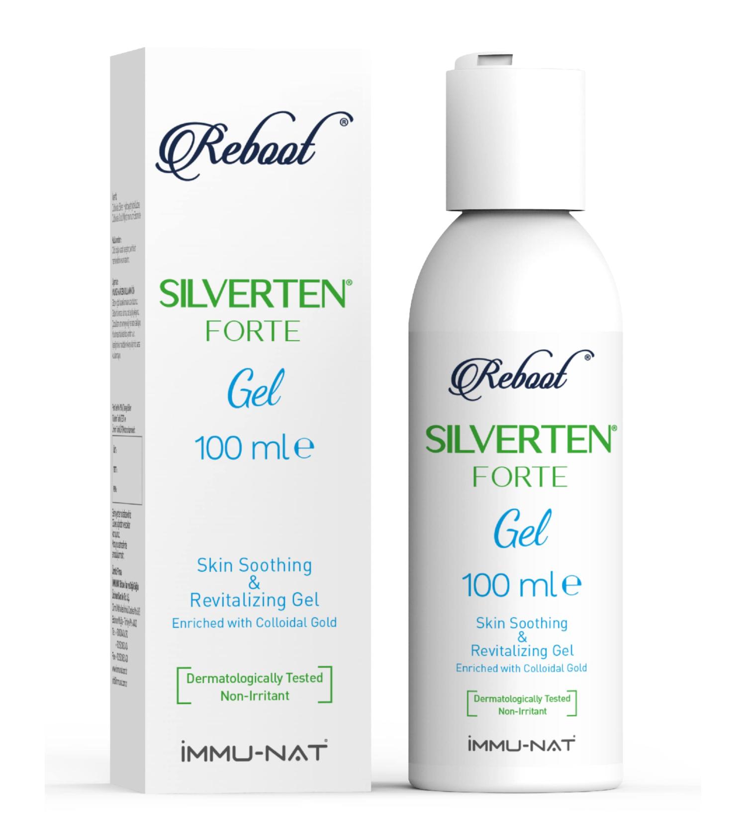 Reboot Silverten Forte Antimicrobial Silver Wound Care Gel 3.4oz - Fast Relief for Burns, Itching & Scars - Cooling, Soothing & Safe for Kids & Pets - Buy Online on GoSupps.com