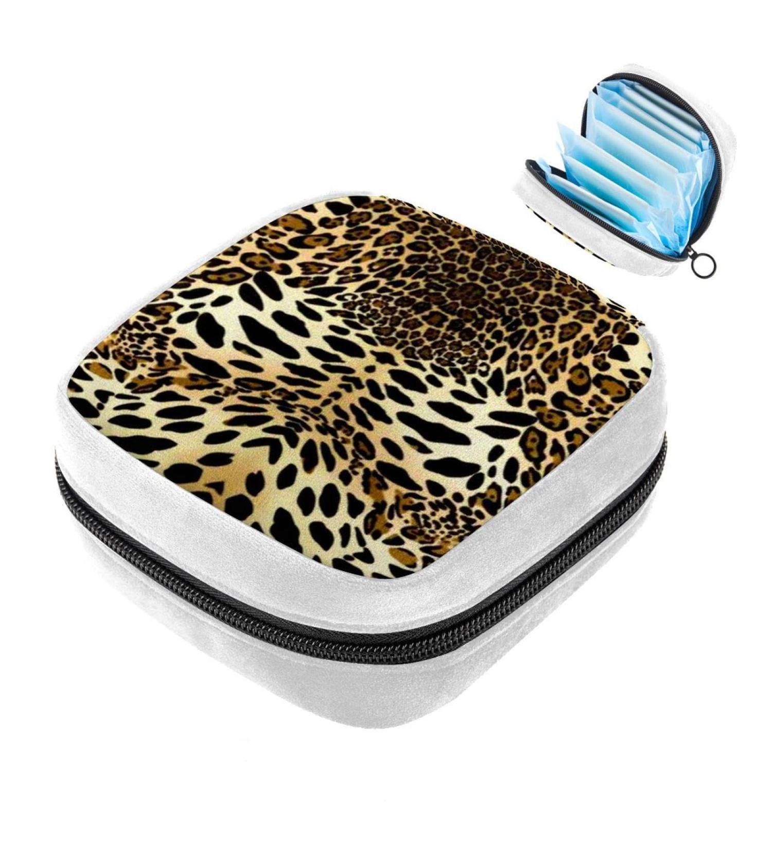 GIAPB Sanitary Napkin Storage Bag Period Bag Tampon Bag Makeup Bag Pad Pouch Animal Tiger Leopard Print Color1096 - Buy Online on GoSupps.com