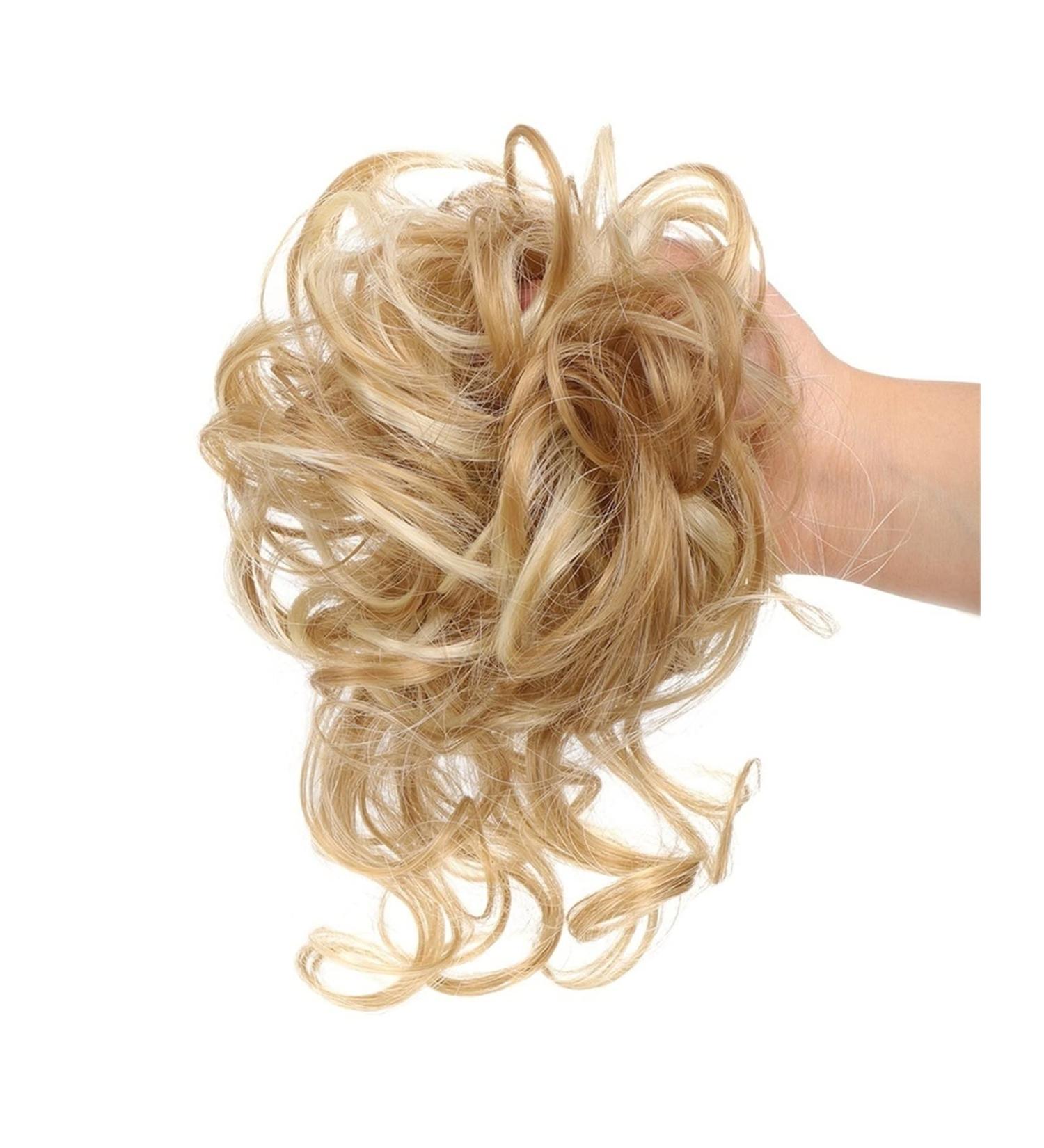 Messy Bun Hair Piece for Women Pieces Curly Chignon Donut Scrunchie for Women Messy Bun Hair Piece Synthetic Tousled Updo Hair Buns Extension Elastic Hair Band Hair Fake Hair Accessories for Women 105 - Buy Online on GoSupps.com