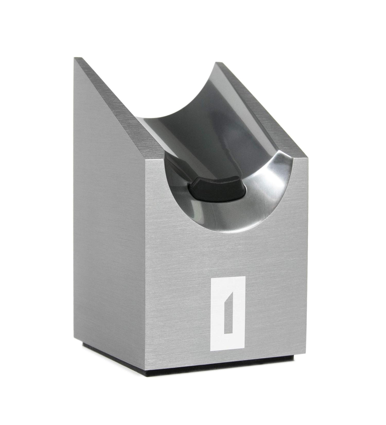 OneBlade Vertical Shaving Brush Stand - Heavy Duty Aluminum Double Anodized Finish Hygienic Storage - International Shipping Available - Buy Online on GoSupps.com