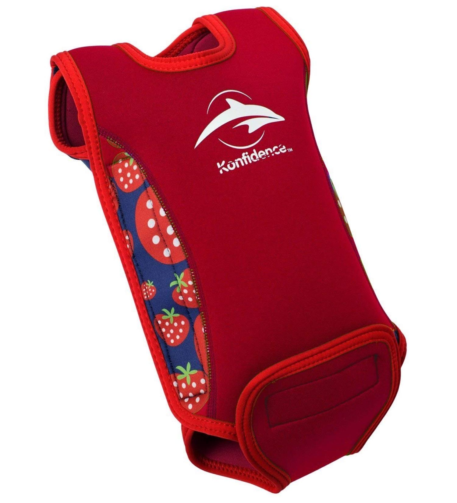 Konfidence Babywarma Girls 2mm Neoprene Baby Wetsuit with 50+ UV Protection - Strawberry, 12-24 Months - Buy Online on GoSupps.com