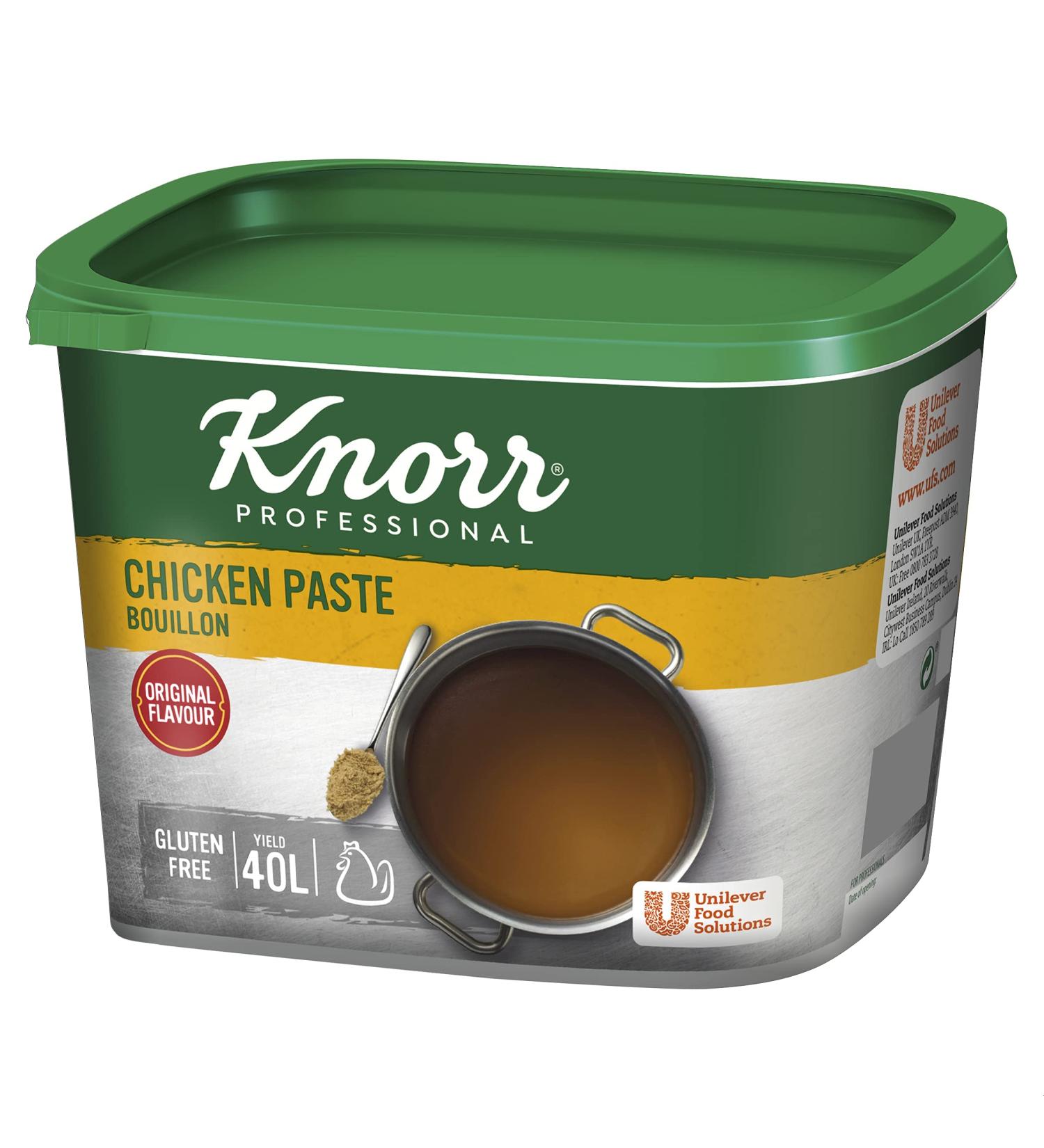 Knorr Gluten Free Chicken Bouillon Paste 1kg (Pack of 1) - Buy Online on GoSupps.com