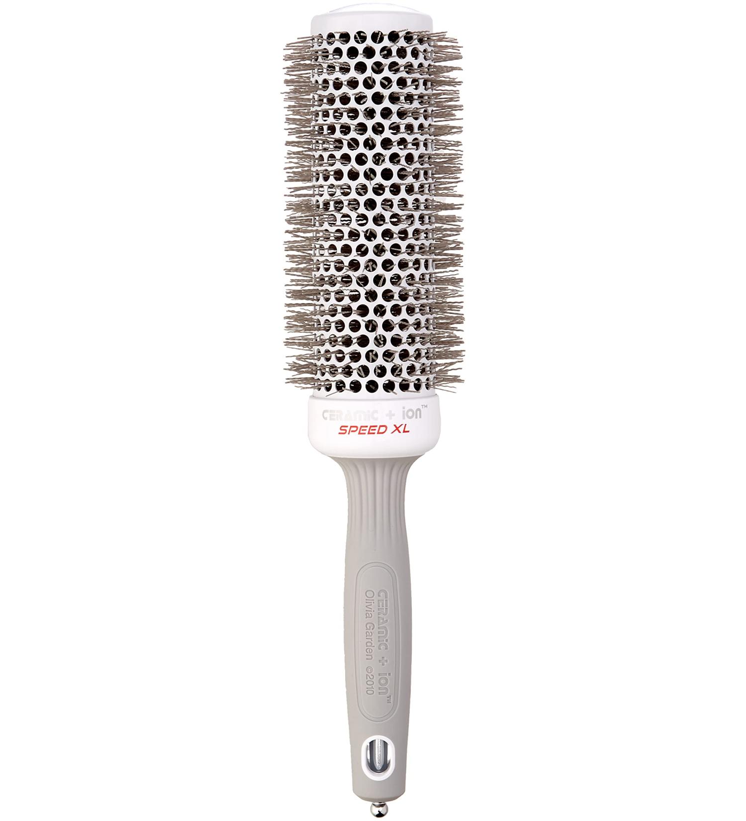 Olivia Garden Round Hair Brush - Ceramic Ion Speed XL 45/60 mm | Antistatic Blow-Drying Brush for Medium-Long Hair - Buy Online on GoSupps.com