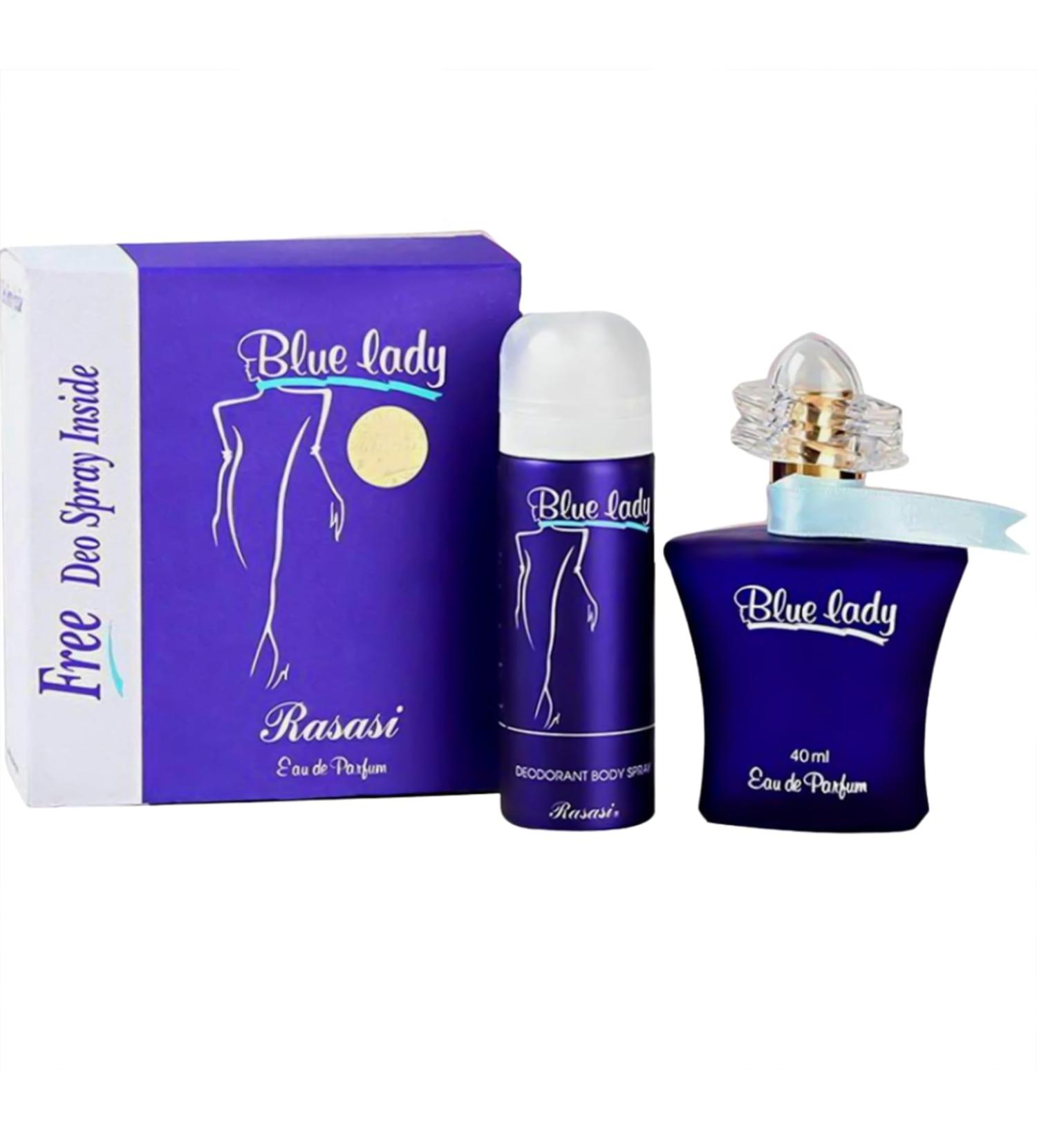 Blue Lady Eau De Parfum By Rasasi - 40 Ml (1.33 Fl.oz) Perfume Set Collection by Blue Lady - Buy Online on GoSupps.com