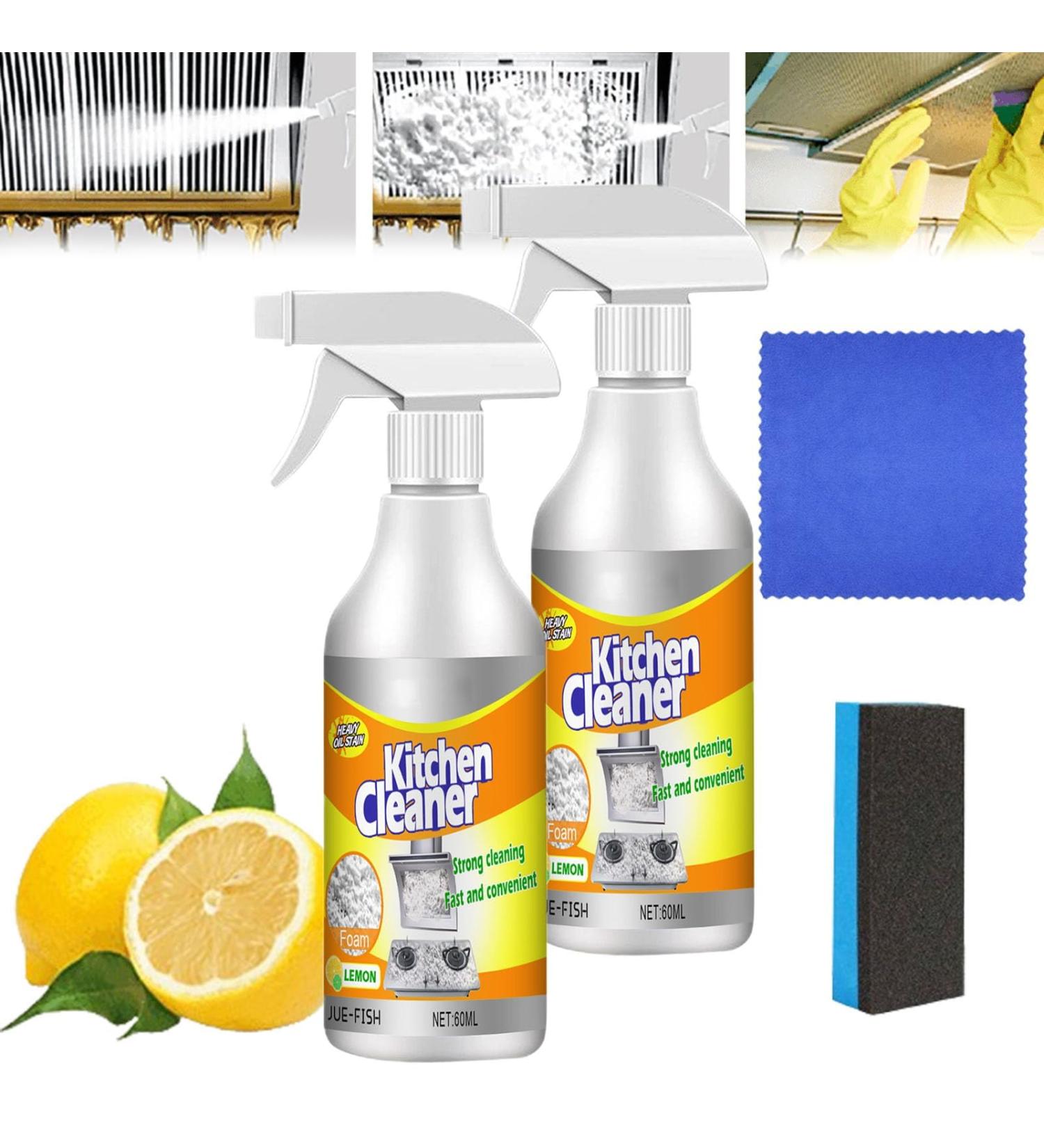 Mr Material Kitchen Foam Cleaner Kitchen Foam Cleaner Powerful Stain Removing Foam Cleaner Multi-Purpose Foam Cleaner (2 Pcs) - Buy Online on GoSupps.com