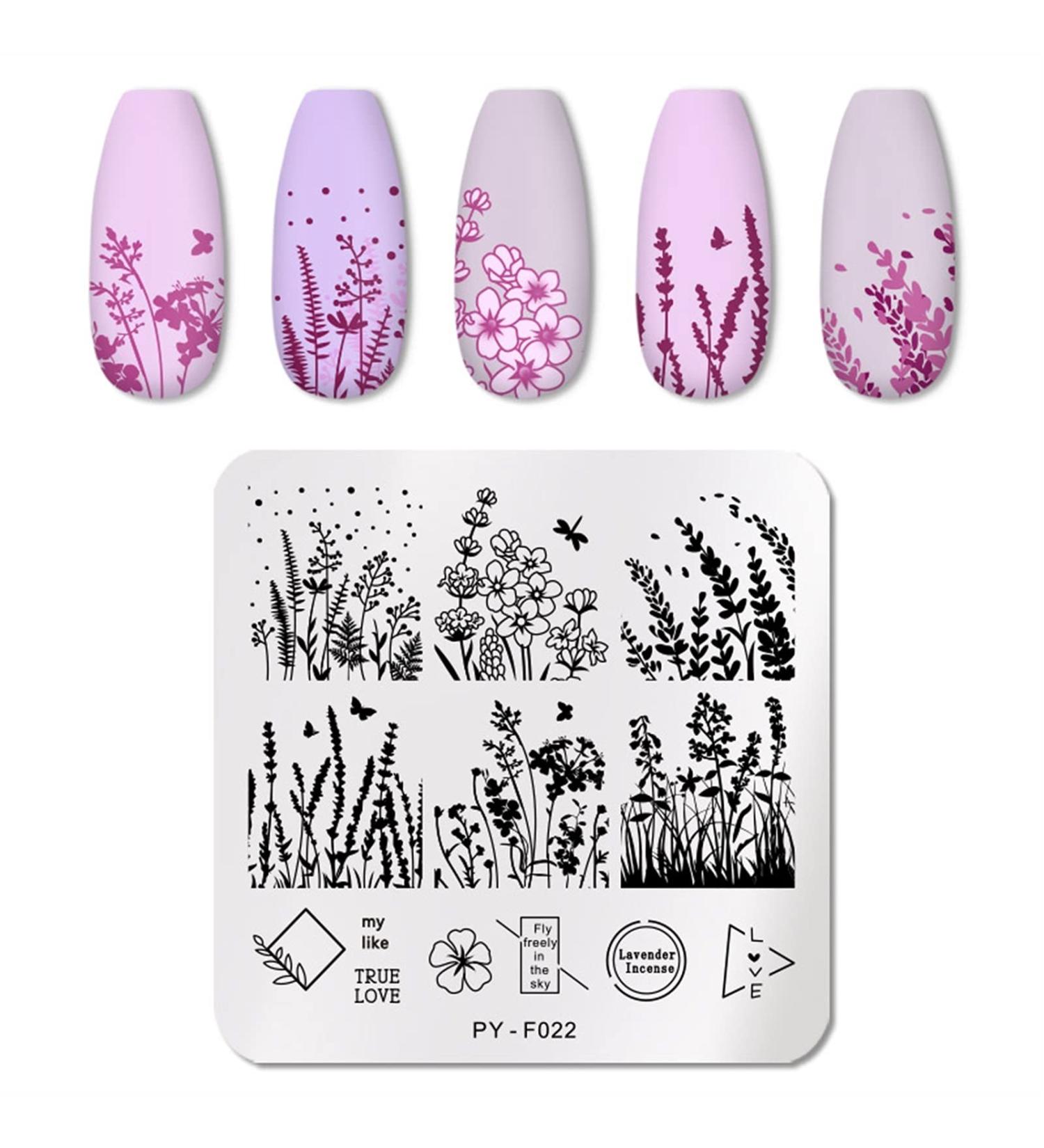 Yzdkj Halloween Nail Stamping Plates - Snowflake Festival Nail Art Stencils | Stainless Steel Nail Design Tools - Buy Online on GoSupps.com