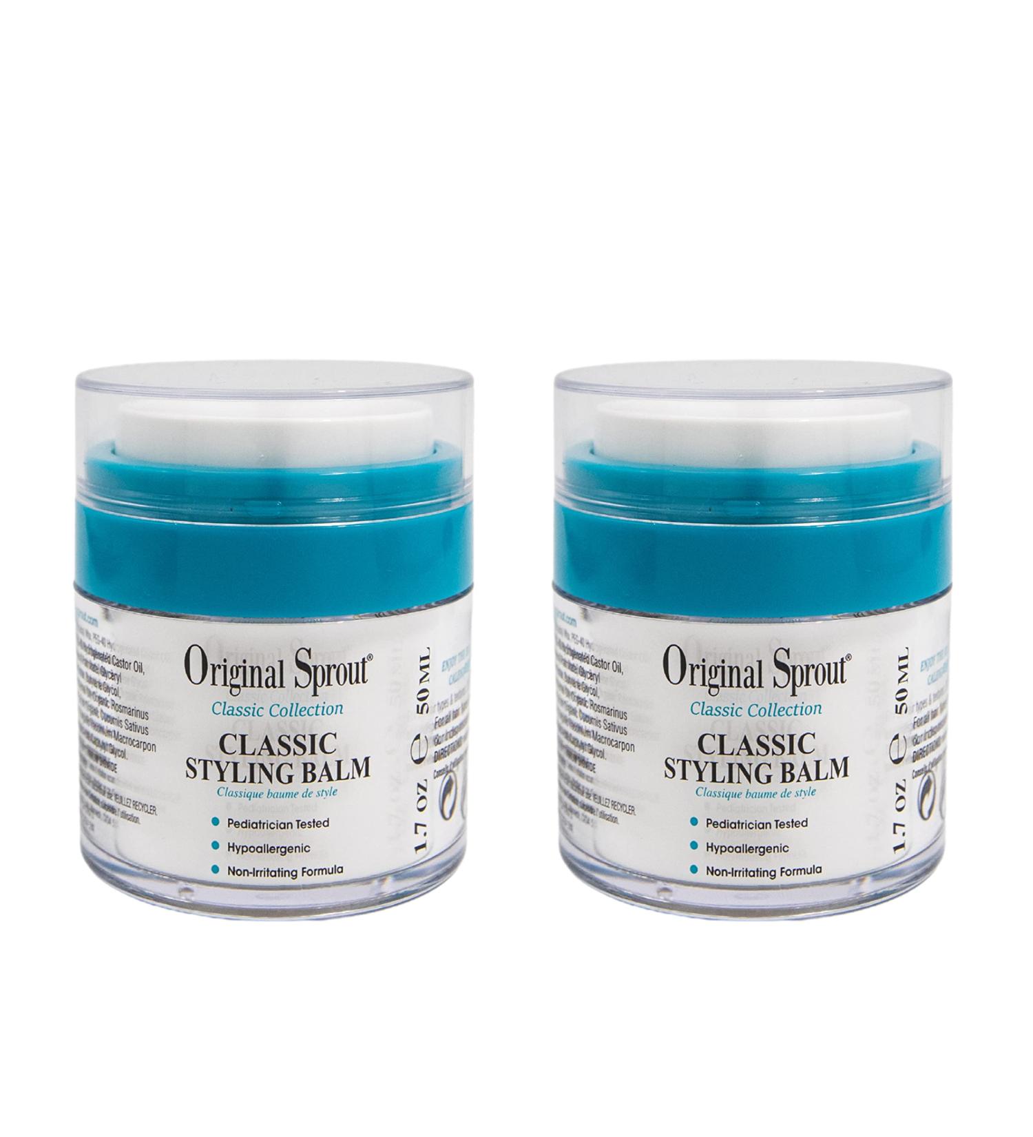 Original Sprout Classic Styling Balm. Non-Toxic Firm Holding Hair Styling Balm. 1.7 Ounces. 2 Pack. (Packaging May Vary)