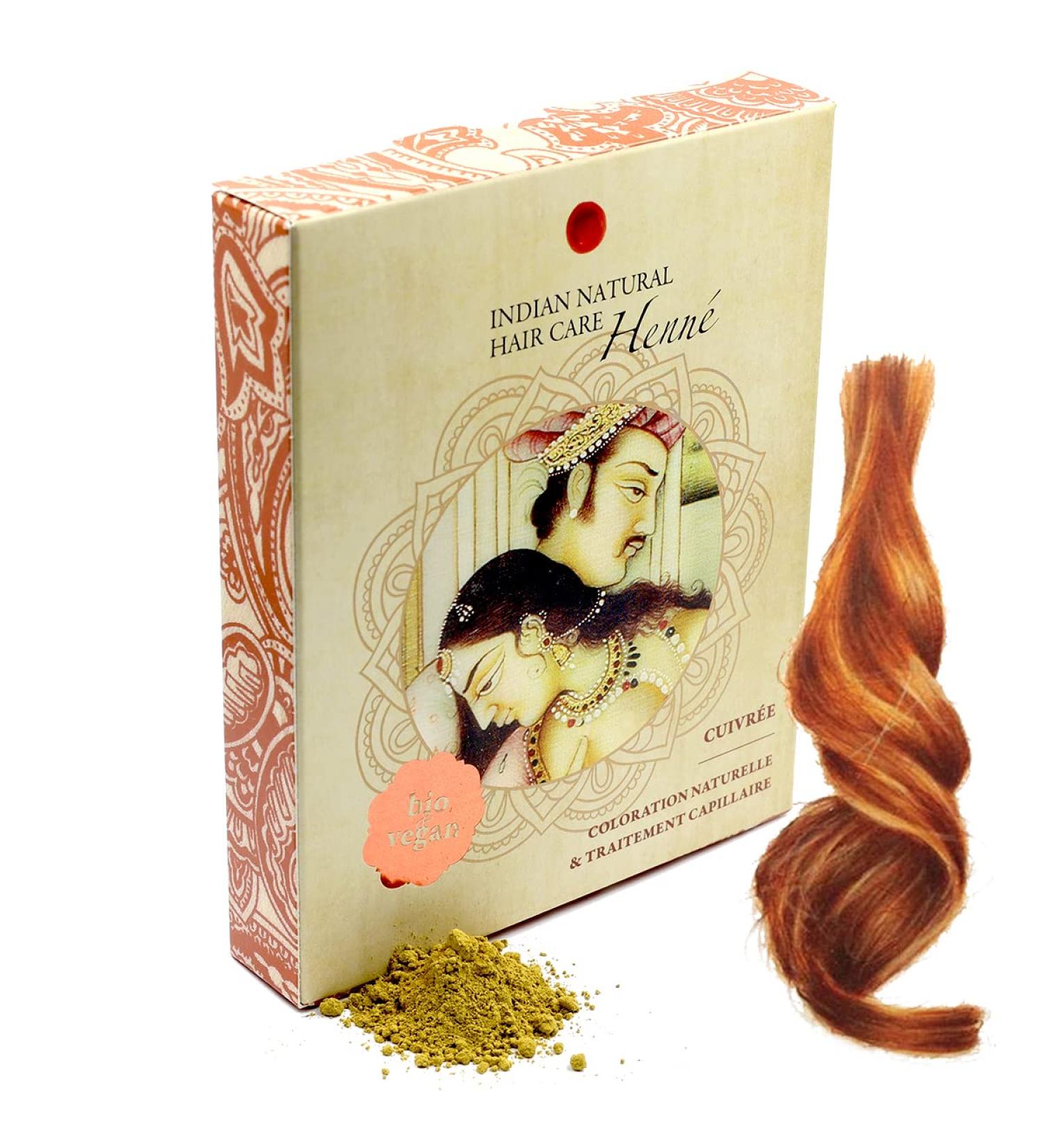 Henna - Copper - Natural coloring & Hair care - Powder - 200g - Buy Online on GoSupps.com