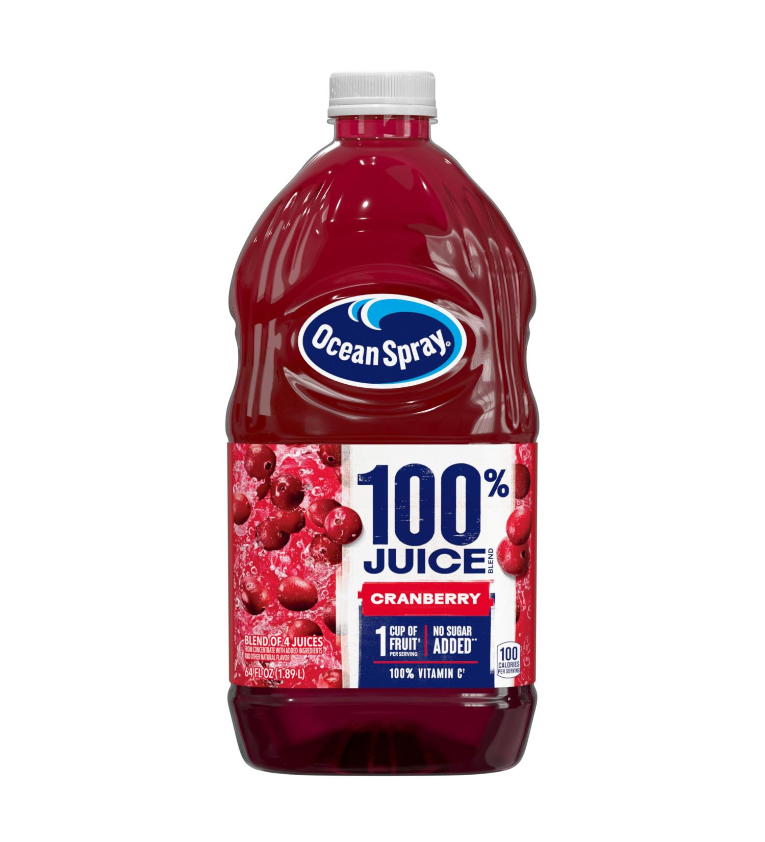 Ocean Spray 100 % jus canneberge bouteille de 1 8 l - Buy Online on GoSupps.com