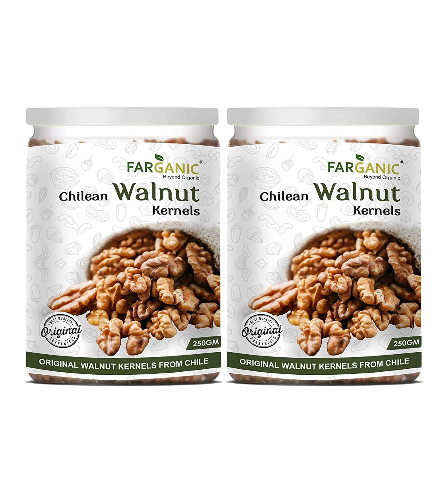 Organic Chilean Walnut Kernels - 500g Pack | Akhrot Giri | Without Shell | Premium Quality - Buy Online on GoSupps.com