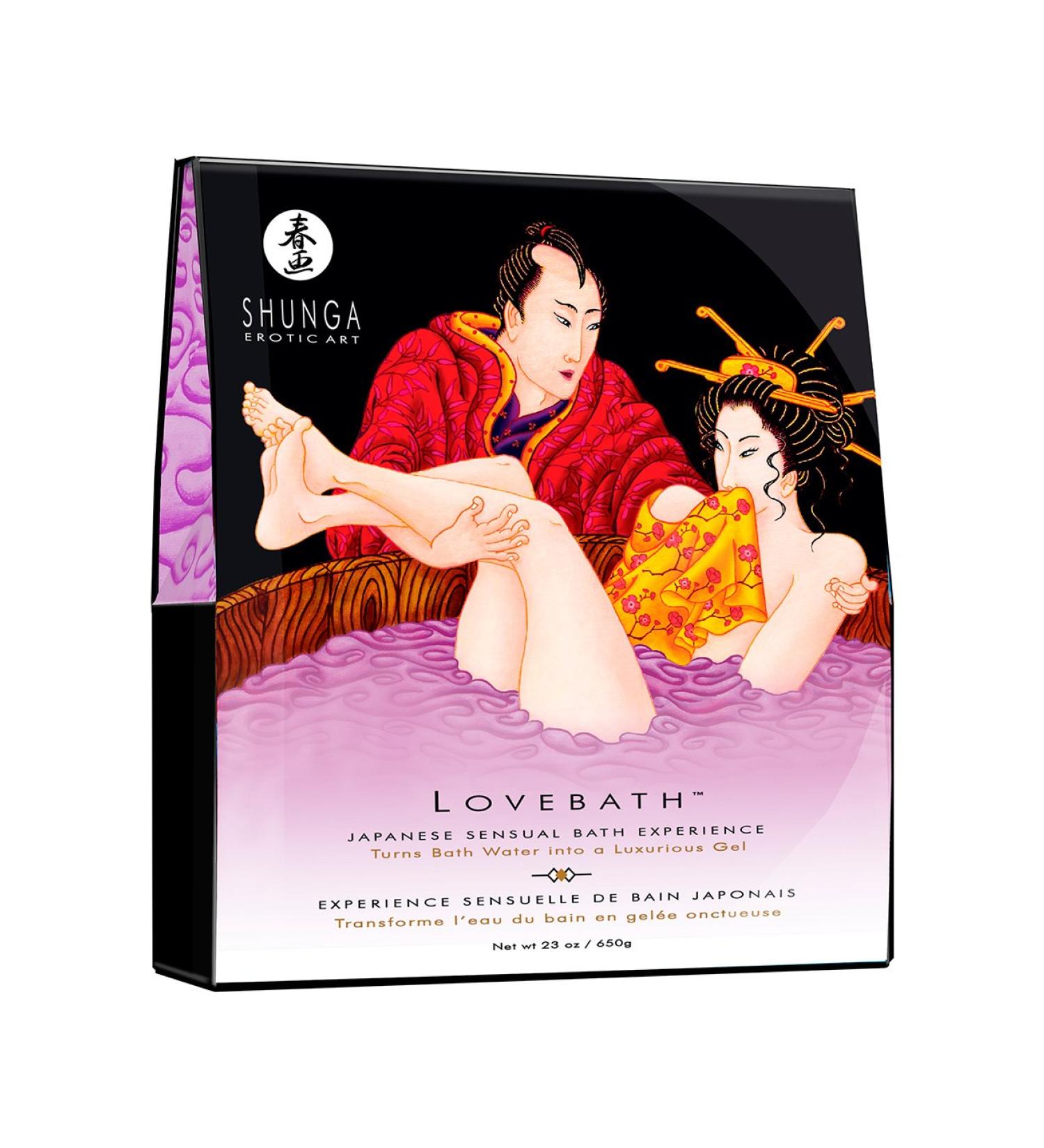 Shunga erotic art - Gelee De Bain Love Bath