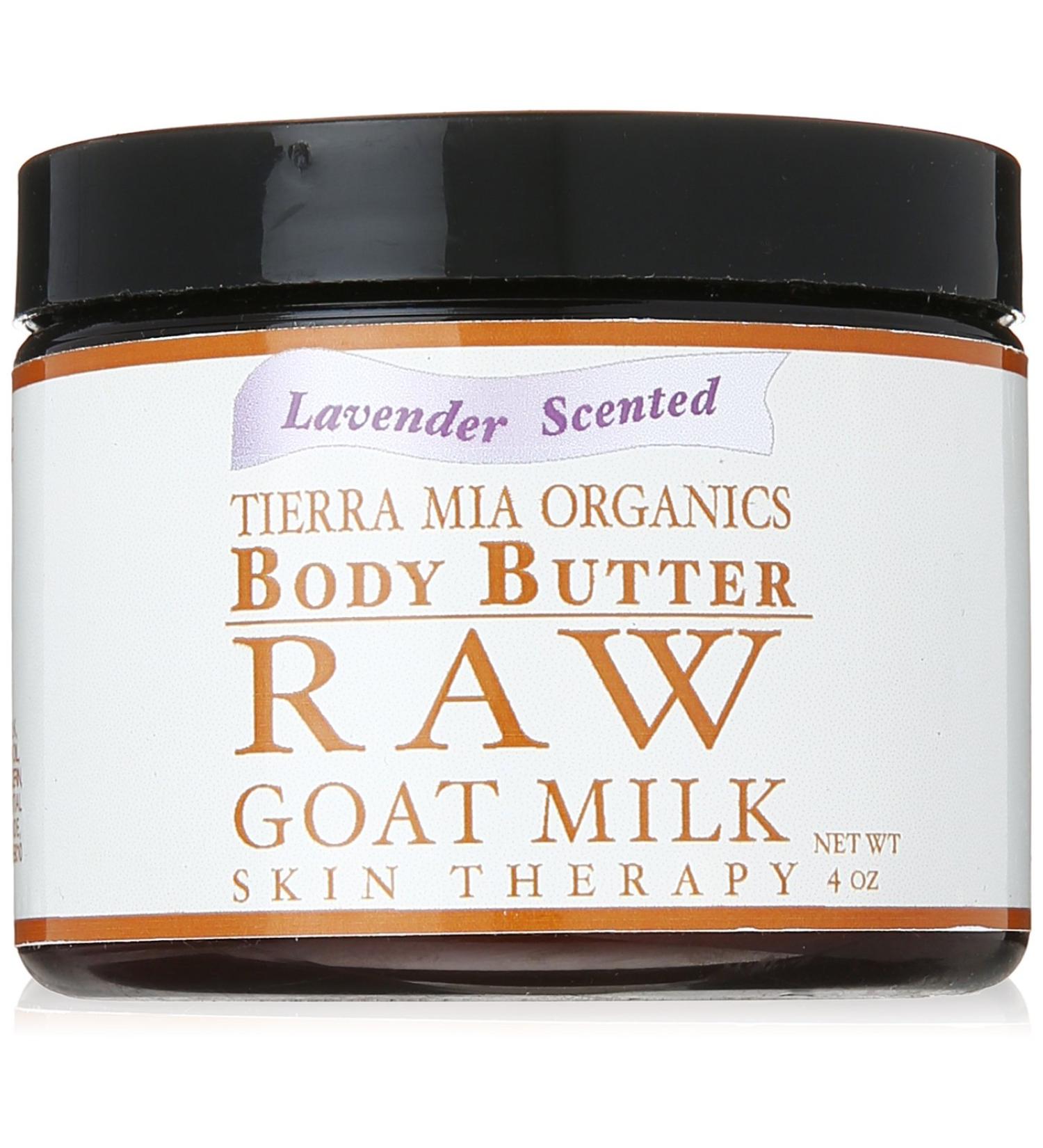 Tierra Mia Organics Lavender Body Butter - 4 Oz | Premium Natural Skincare for Healthy Moisturized Skin | International Shipping Available - Buy Online on GoSupps.com
