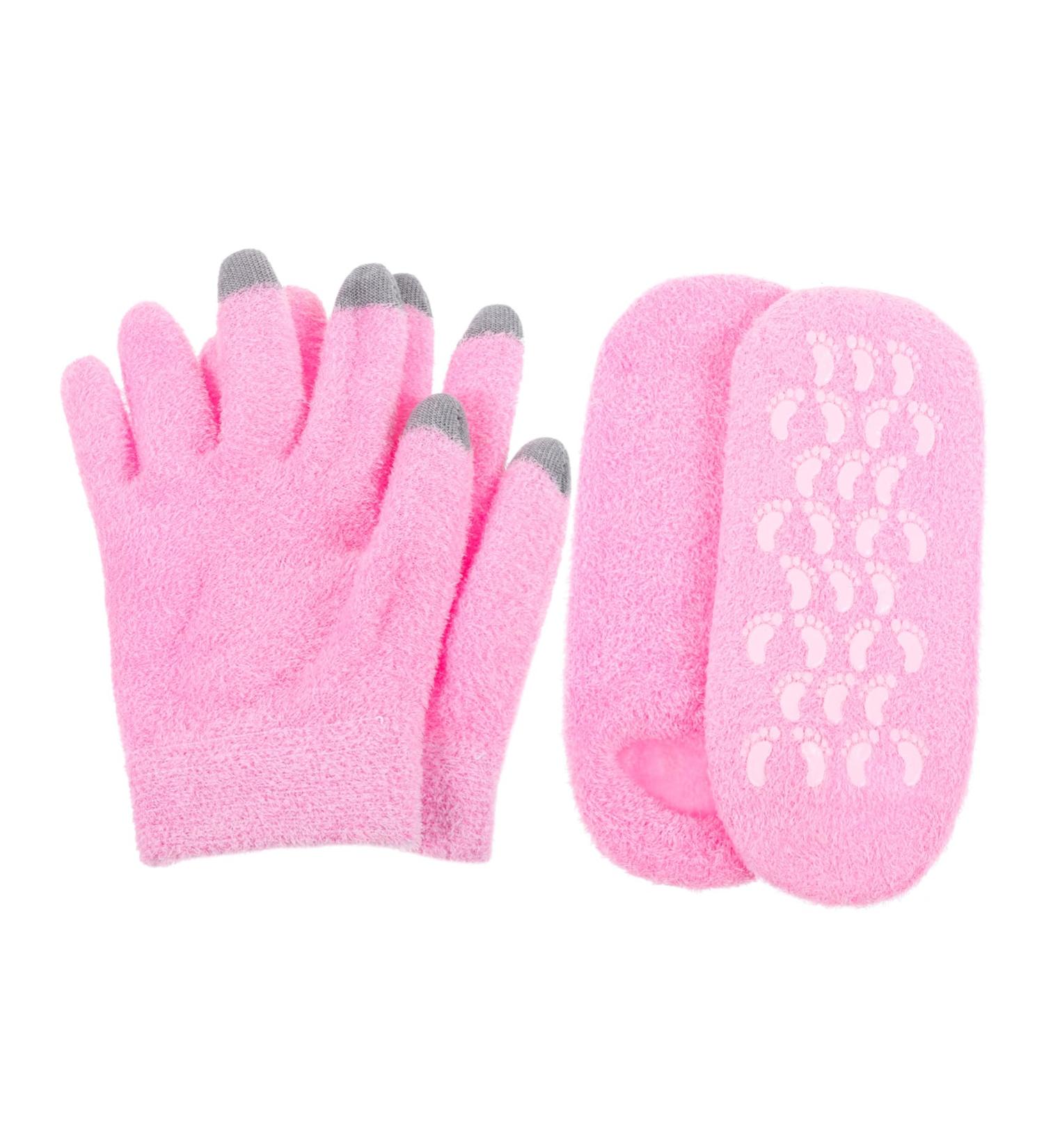 HONMEET 1 Set Gloves and Foot Mask Set Socks for Women Moisturizing Gloves for Dry Hand Moisturizing Gloves for Night Overnight Moisturizing Gloves Female Moisturizing Gloves Fabric - Buy Online on GoSupps.com