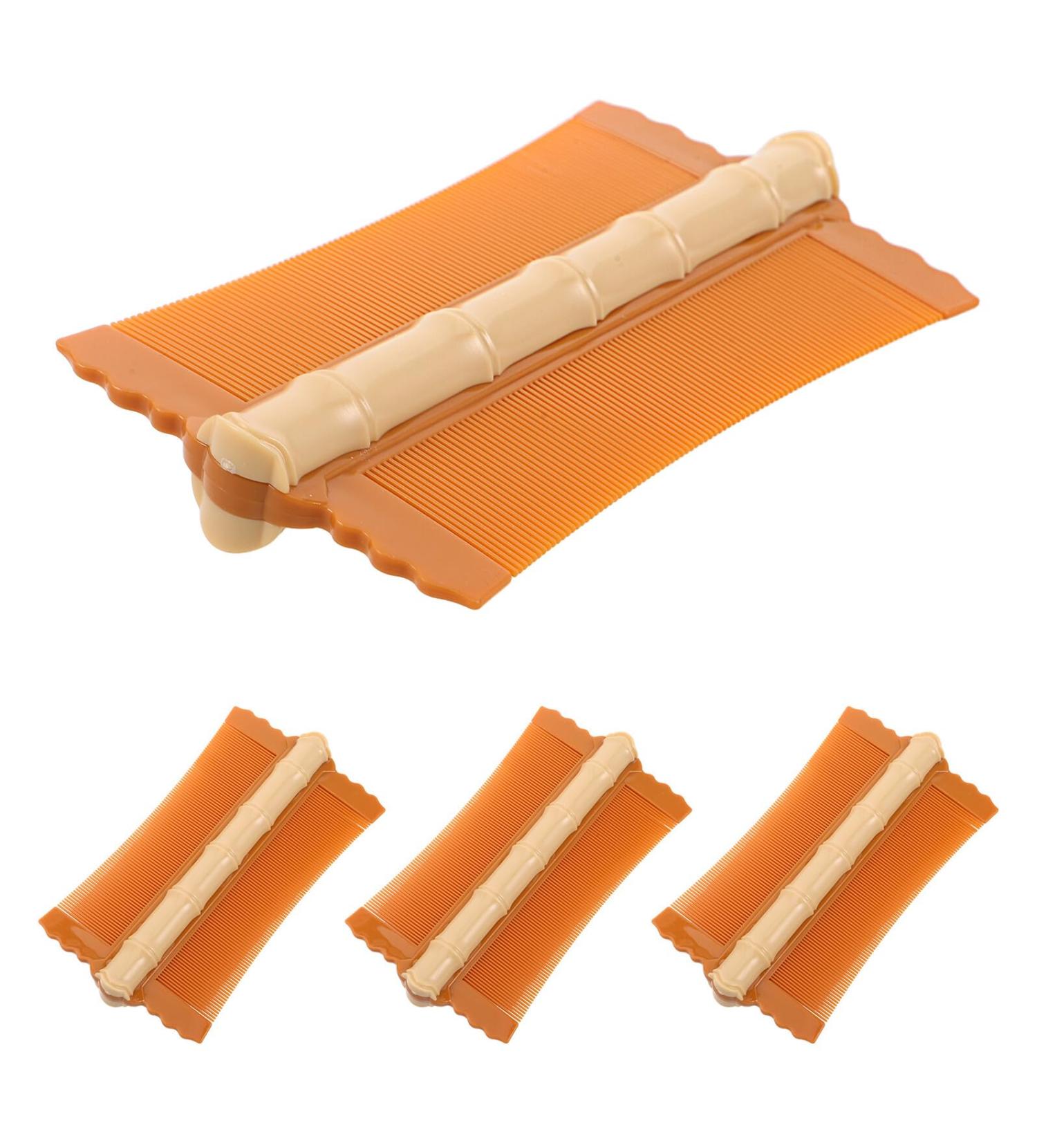 Lot de 4 Peignes Moustache et Toilettage Double Face en Plastique Beige Peigne Fin Antipelliculaire pour liminer Pellicules et Poils Morts Outil Polyvalent pour Soins - Buy Online on GoSupps.com