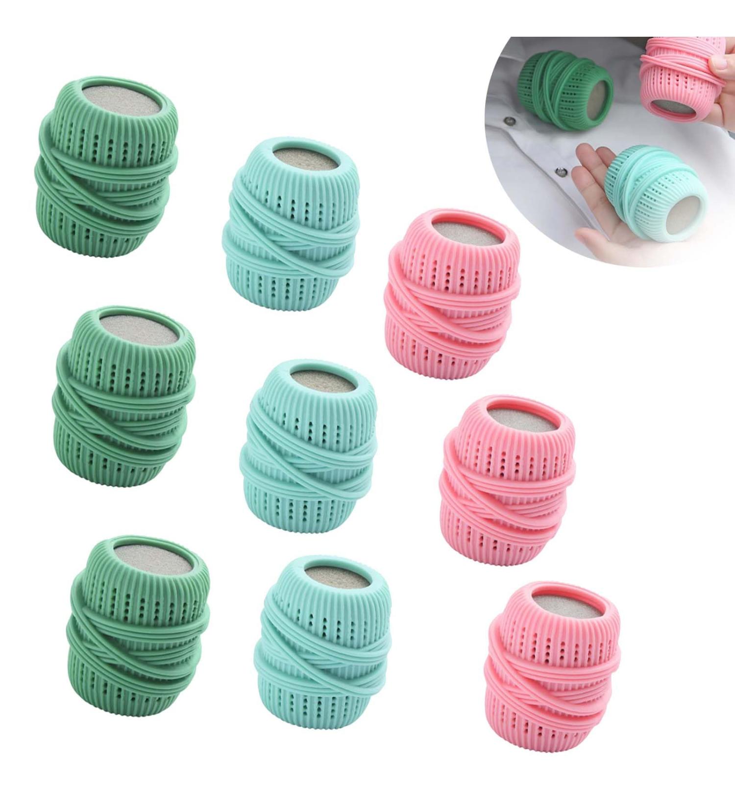 GeRRiT Ball Dispenser for Fabric Softener Removal and Reusable Dryer Balls Fabric Softener Dispenser for Washer Fabric Softener Ball Dispenser Reusable Dryer Balls (9Pcs One Size) - Buy Online on GoSupps.com
