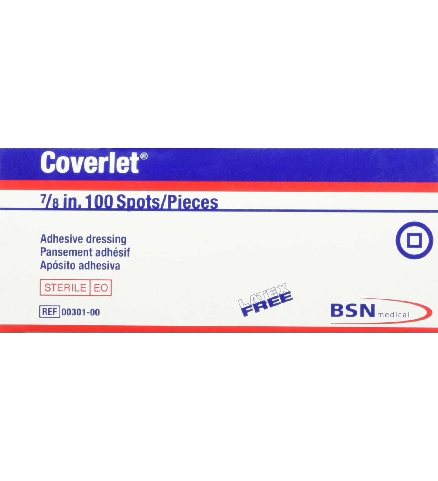 BSN Medical Coverlet Bandages and Dressings  Spot 7/8 Round  Box of 100