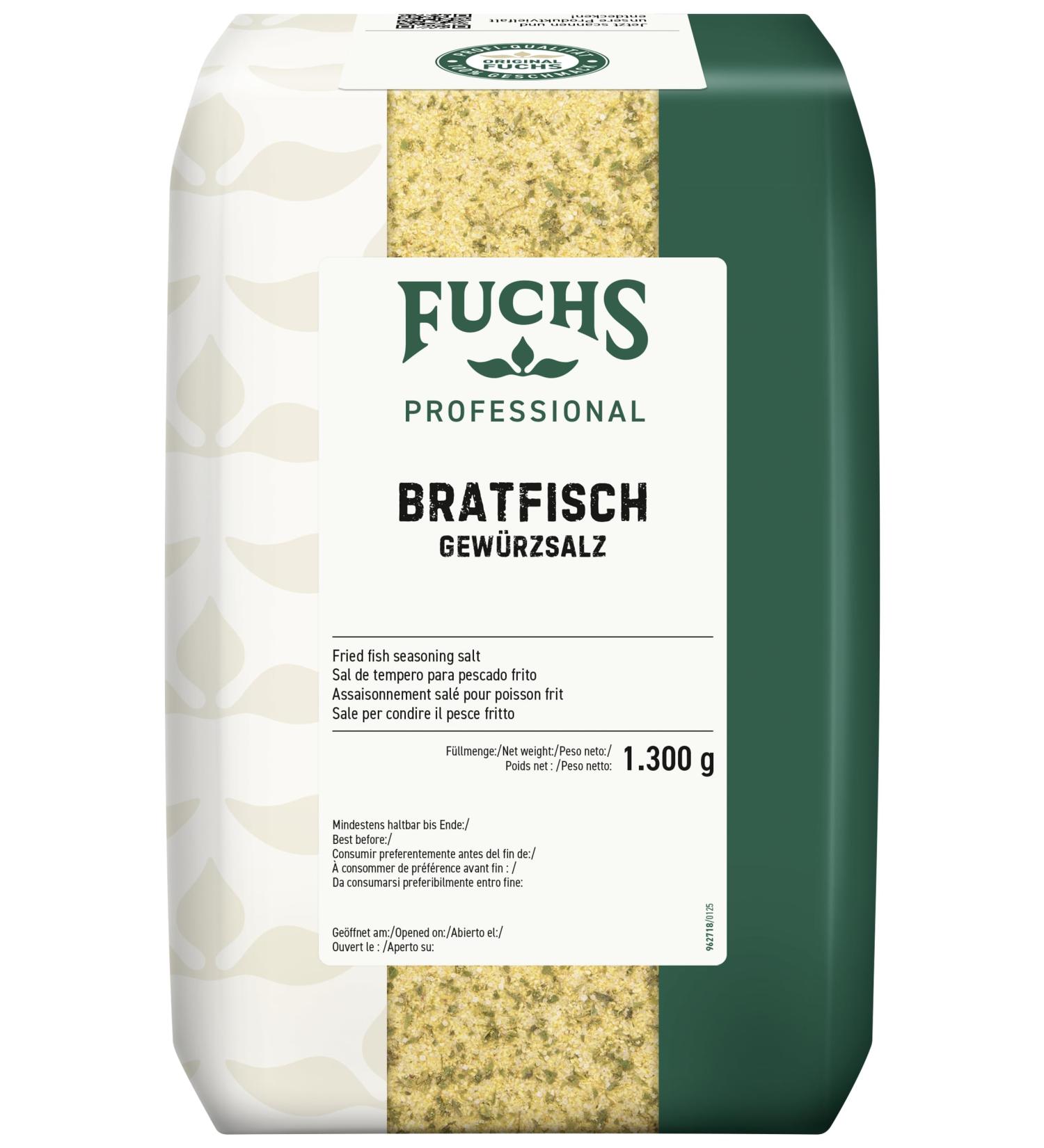 Fuchs Professional - Assaisonnement sal pour poisson frit | Aucun salage requis pour assaisonner le poisson frit | Qualit professionnelle pour les gros consommateurs | 1 3 kg dans un sac - Buy Online on GoSupps.com