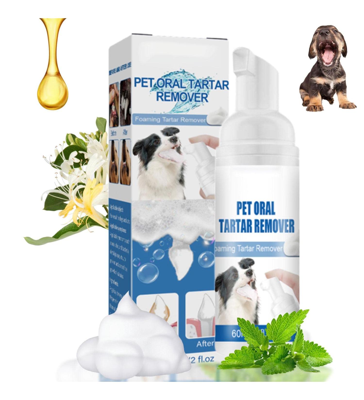Dog Dental Care Foam - Dog Oral Breath Freshener Control Tarter and Plaques Clean Teeth Without Brushing Prevent Plaques & Tartar Build Up. Znet-au - Buy Online on GoSupps.com