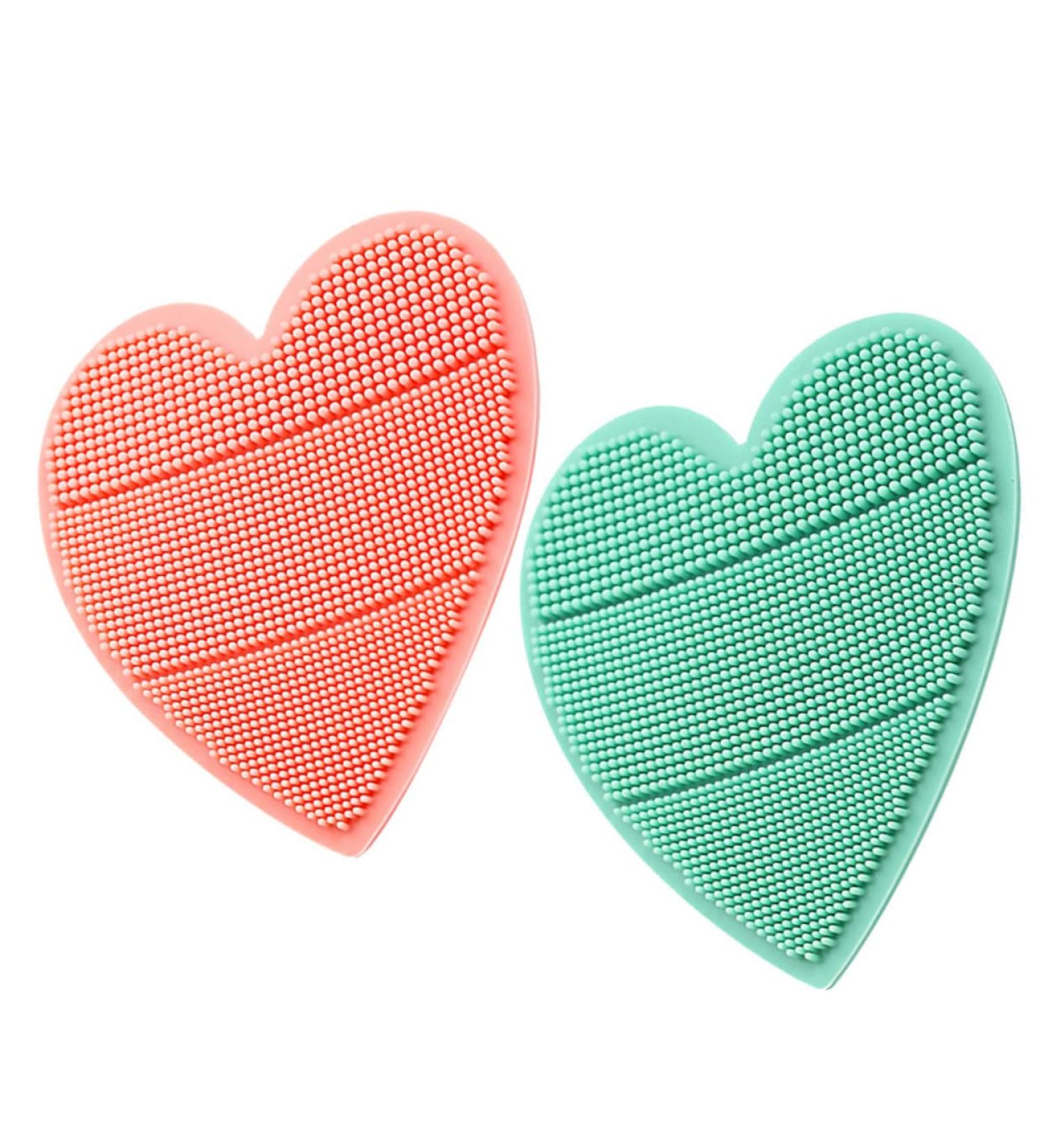 Toyvian 2pcs Baby Scalp Scrubber & Shampoo Brush Set | Silicone Baby Massager for Bath Time | Green Baby Care Essentials - Buy Online on GoSupps.com