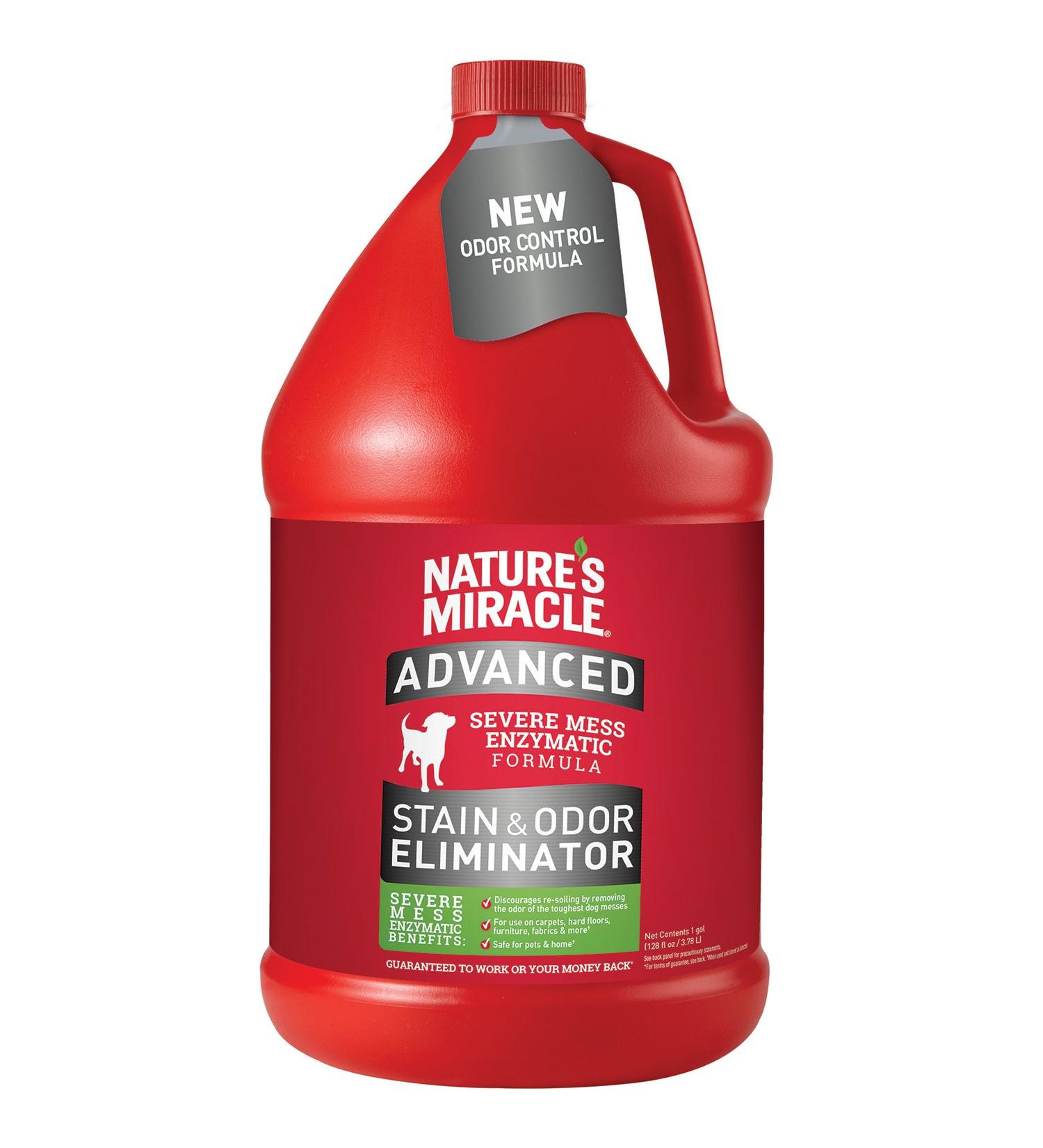 Nature's Miracle Advanced Stain and Odor Eliminator Gallon - Best Cleaning Solution for Pets | International Shipping Available - Buy Online on GoSupps.com