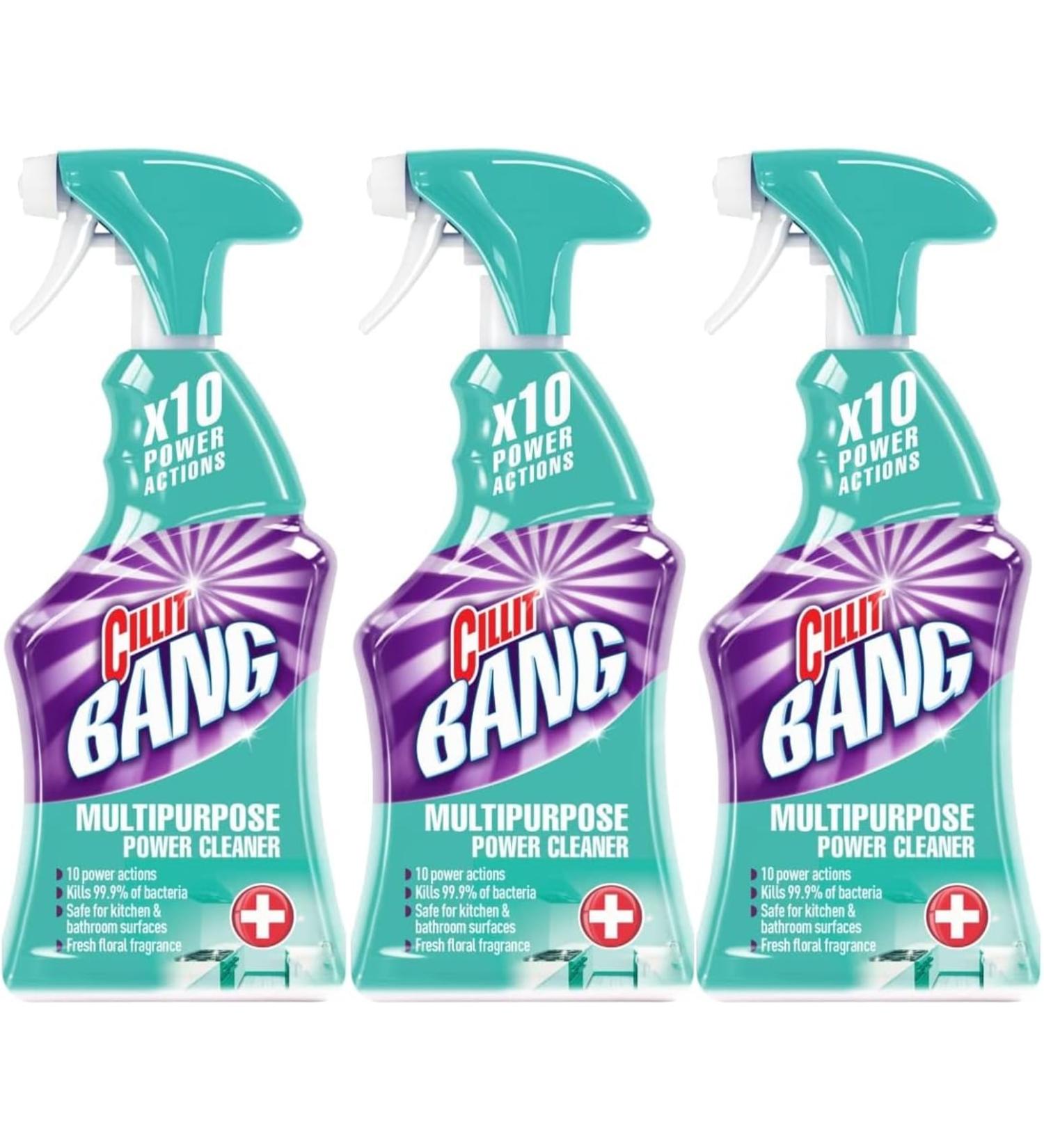 Cillit Bang Power Multi Purpose Cleaner 750ml (3 x 750ml) - Buy Online on GoSupps.com