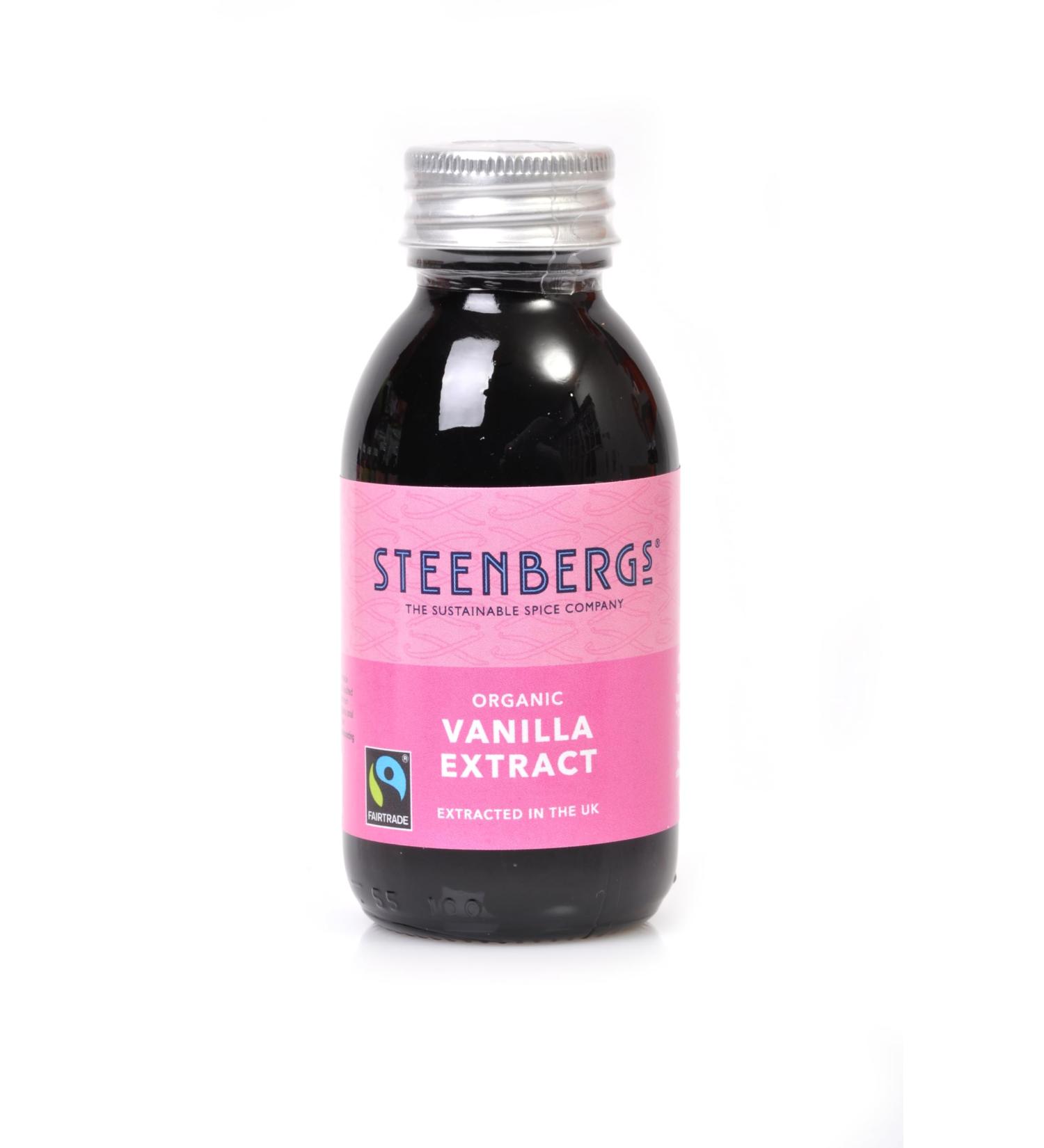 Steenbergs Organic Fairtrade Vanilla Extract 100ml