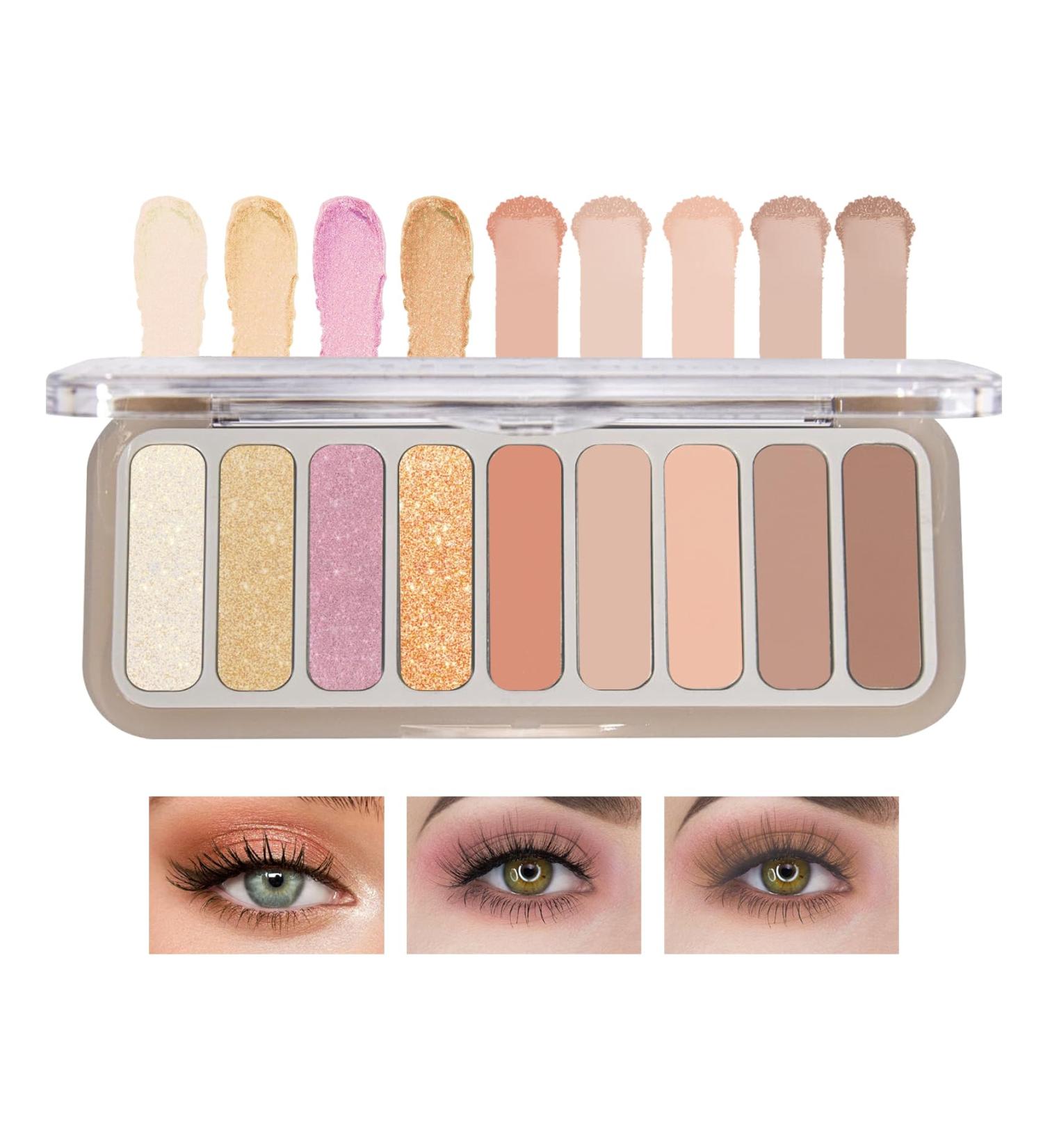 9 Colors Eyeshadow Palette Matte Nude Eye Makeup Palette Ultra-Blendable Long Lasting High Pigmented Waterproof Nudes Neutral Smooth Eye Shadow Palette for Women Natural Charming Looking #02 9 Colors #02 - Buy Online on GoSupps.com
