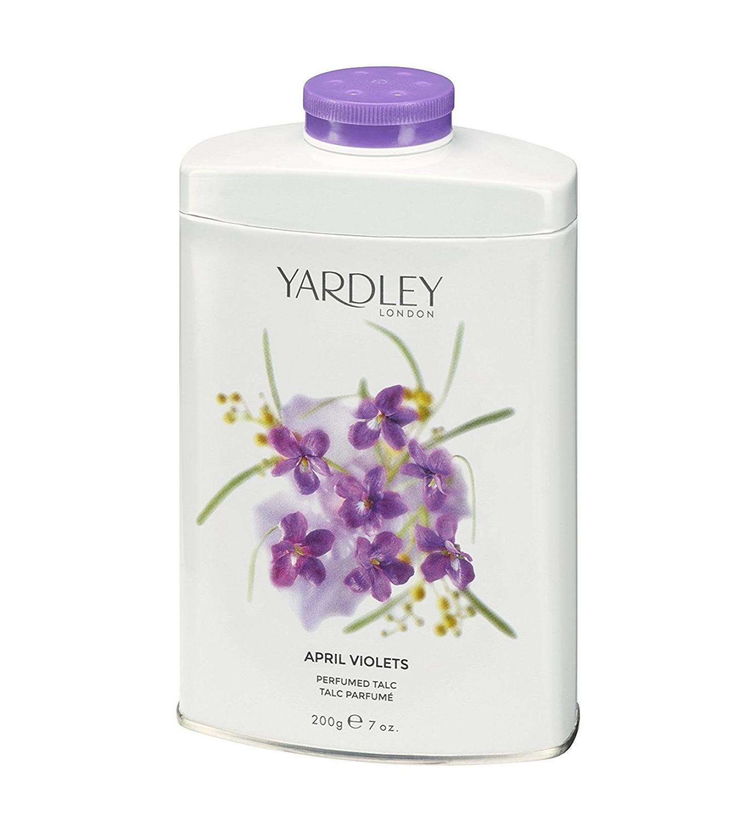 Yardley London April Violets 7 oz Talc for Women - Buy Online Now! - Buy Online on GoSupps.com