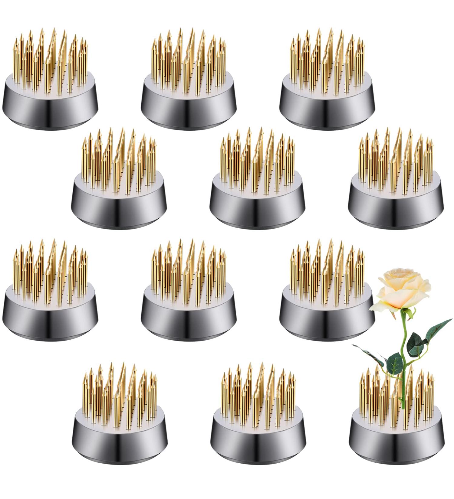 12-Piece Flower Frog Holder Set for Floral Arrangement and Plant Decoration - Buy Online on GoSupps.com