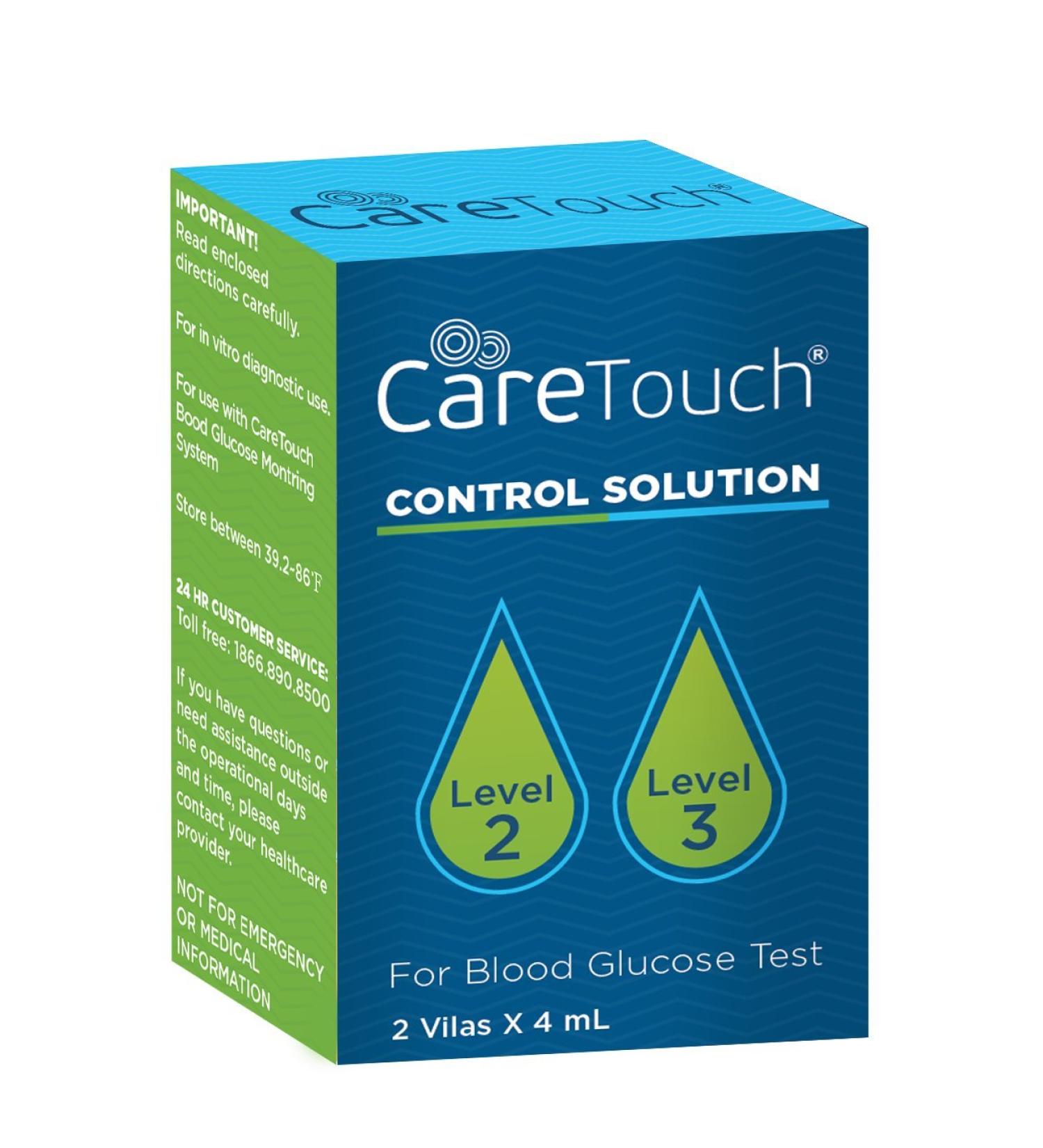Glucose Test Strip Control Solution  Level 2 & 3