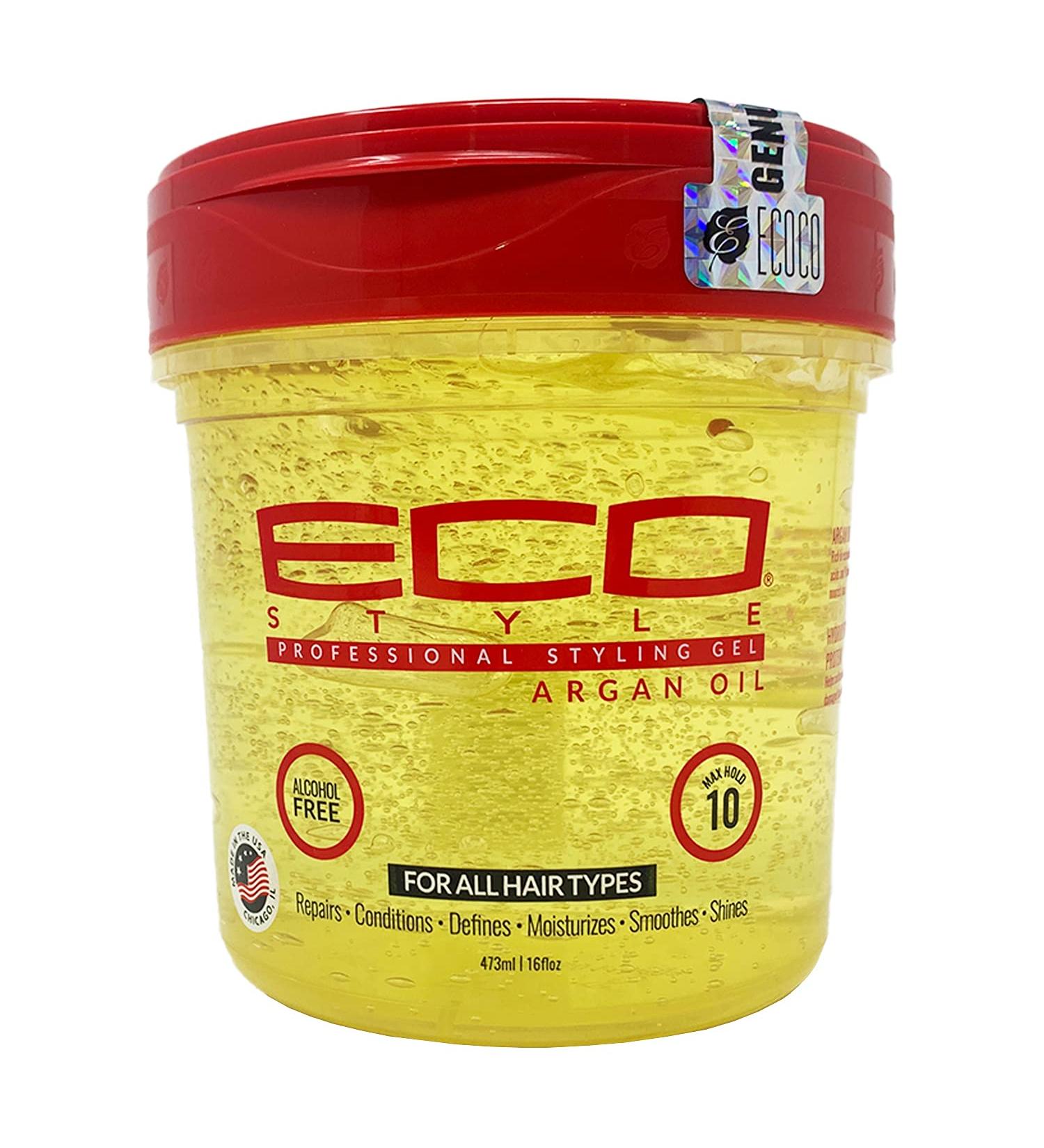 Organic Eco Styling Gel with Argan Oil & Orange Extract - 16oz - Buy Online on GoSupps.com