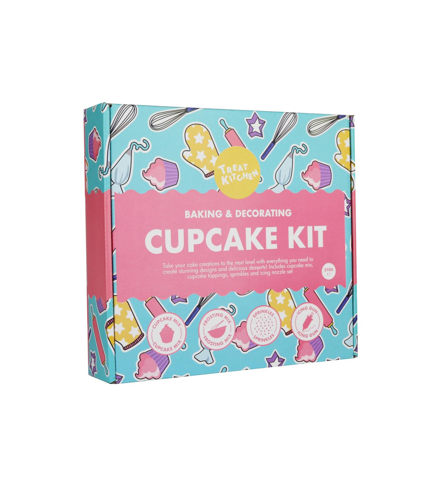 Baking And Decorating Letterbox Cupcake Making Kit Fun family activity perfect Valentines and Mothers day Gift 520g - Treat Kitchen - Buy Online on GoSupps.com