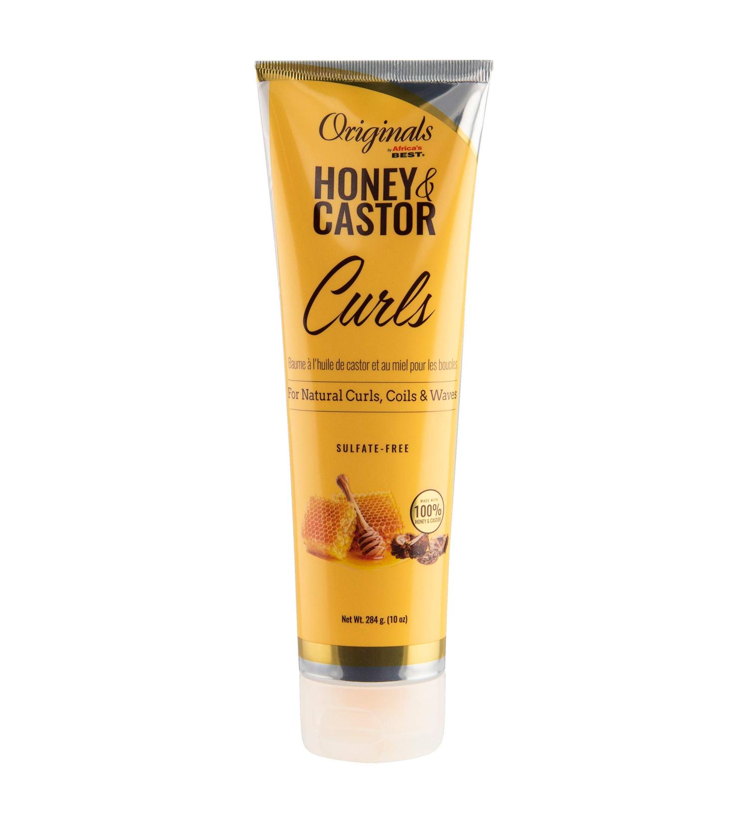Shop Originals by Africa's Best Honey & Castor Curls - Sulfate-Free Natural Hair Care for Curls Coils & Waves - 10 oz - Buy Online on GoSupps.com