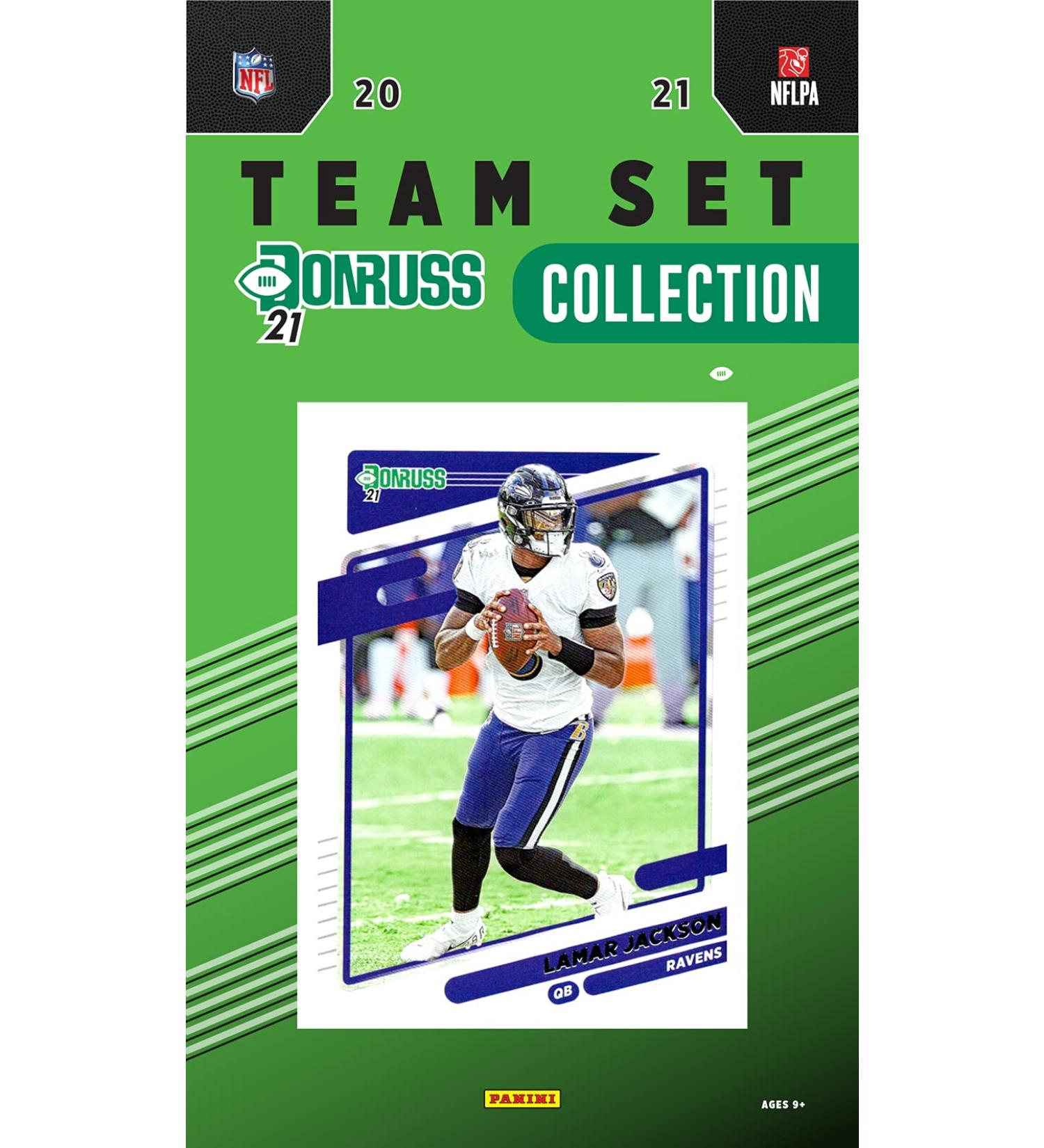 Baltimore Ravens 2021 Donruss Factory Sealed Team Set with Lamar Jackson & 3 Rated Rookies - Buy Online on GoSupps.com