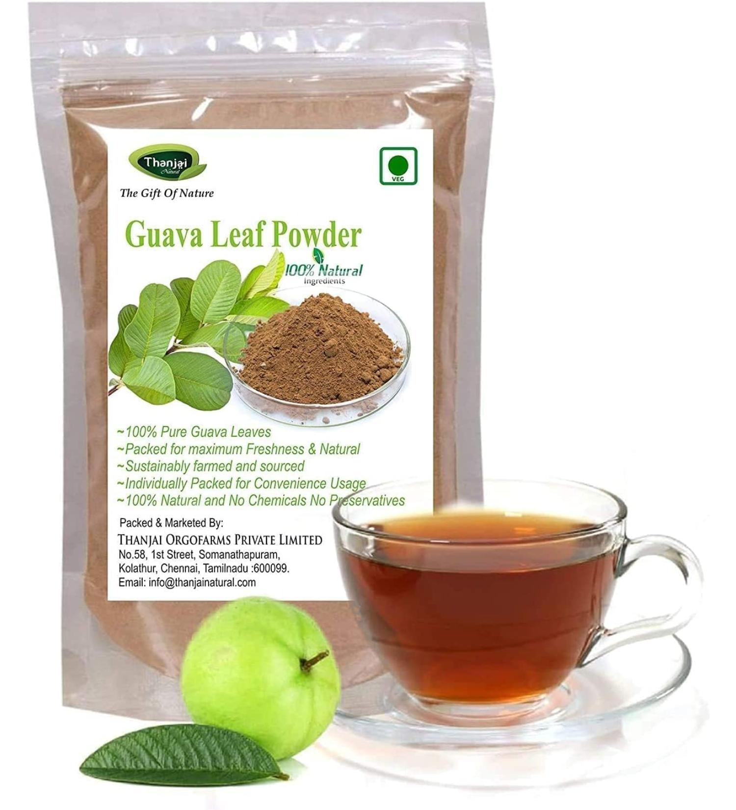 SENTA Guava Leaf Powder 250g Dried Leaf Pure 100% Natural Traditional Method Made No Preservatives