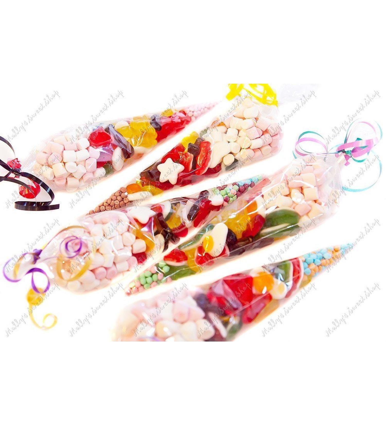 Molly's Sweet Shop Party Bag Cones With Jelly Sweets x 15