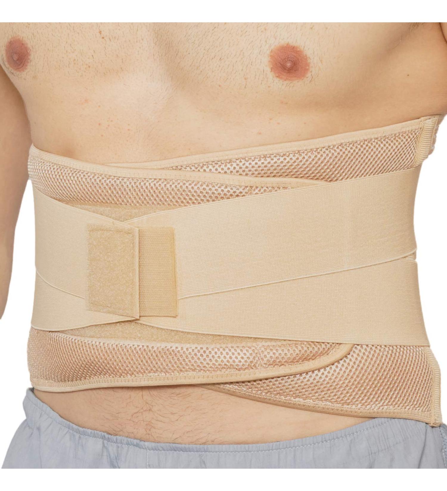 Neotech Care Adjustable Compression Back Brace Lumbar Support Belt Beige Size XL XL Beige - Buy Online on GoSupps.com